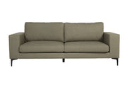 Venture Home Bolero Sofa - 3-seater - dusty Green Fabric - Black Legs