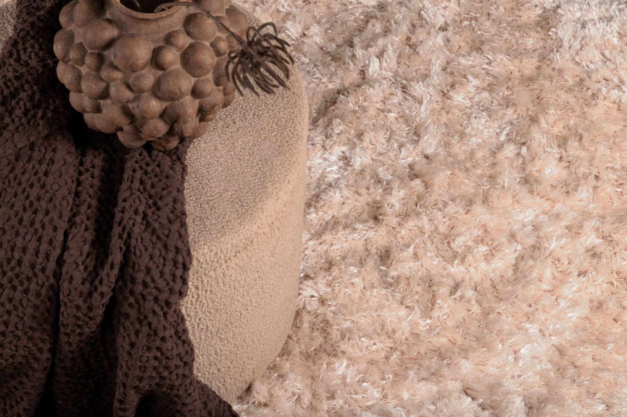 Venture Home Natta Polyester Carpet - Beige - ø200