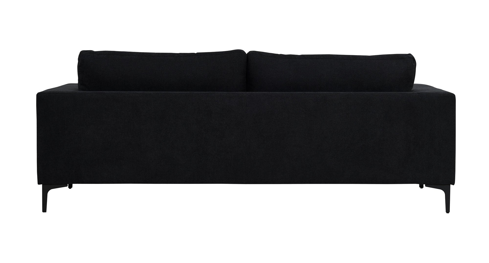 Venture Home Bolero Sofa - 3-seater - Black fabric - Black Legs