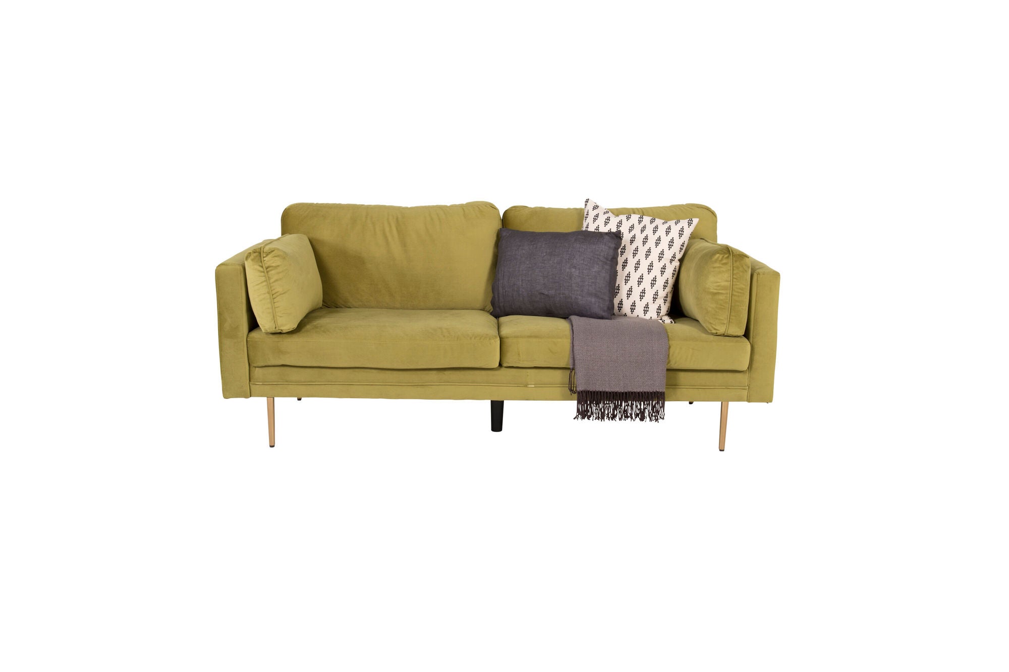 Venture Home Boom - 3 seat sofa Velvet - Spring Green