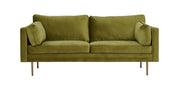 Venture Home Boom - 3 seat sofa Velvet - Spring Green