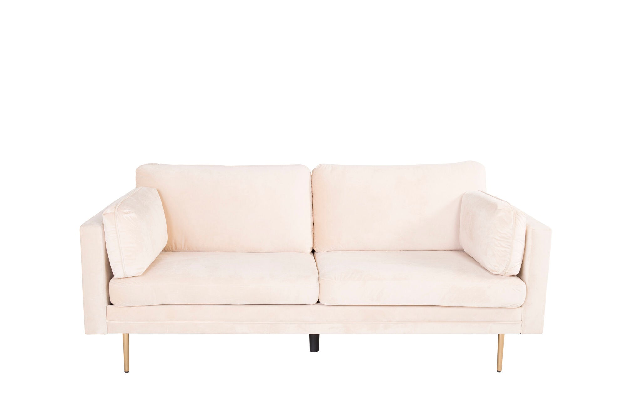 Venture Home Boom - 3 seat sofa Velvet - Creme