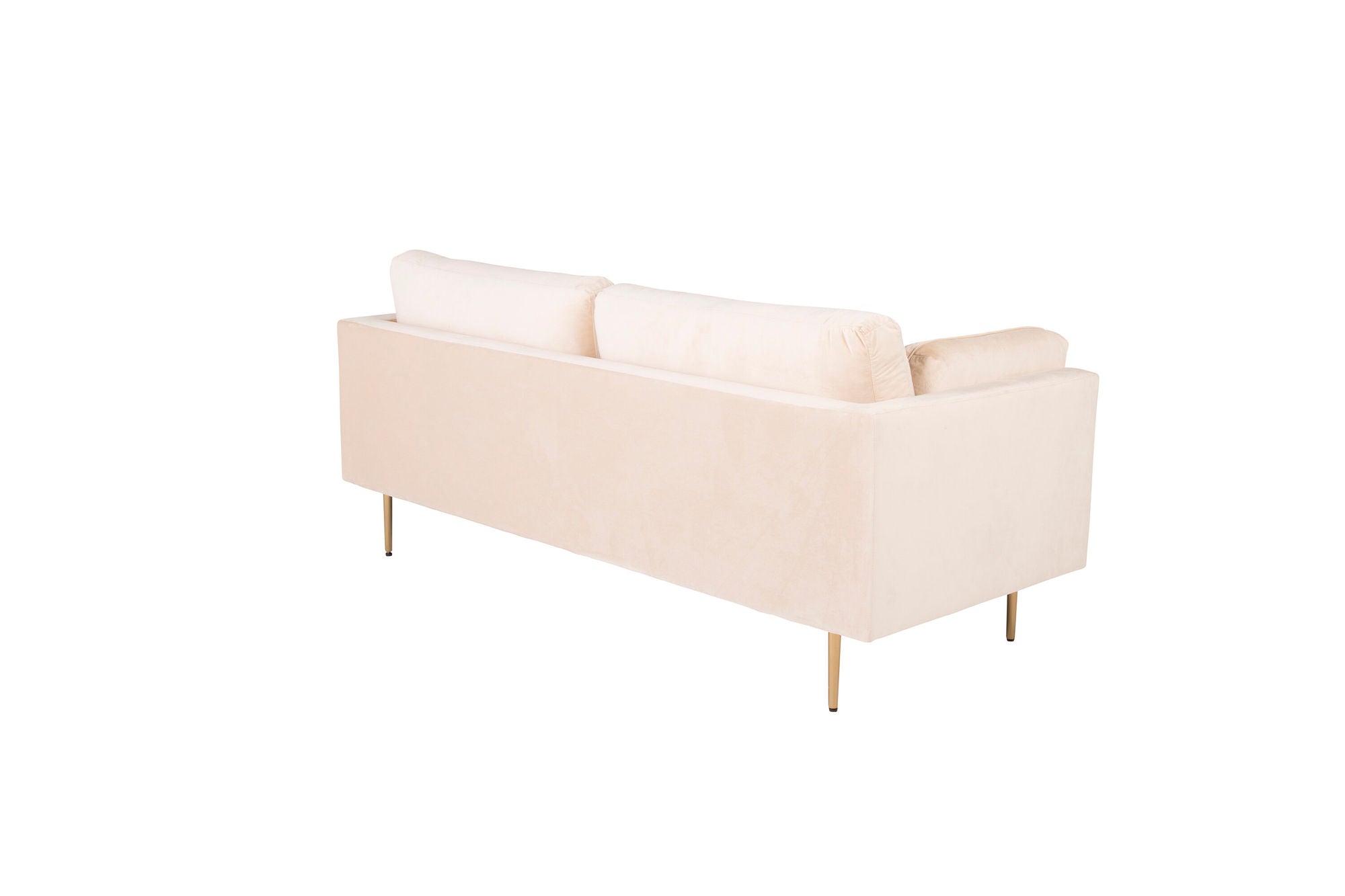 Venture Home Boom - 3 seat sofa Velvet - Creme
