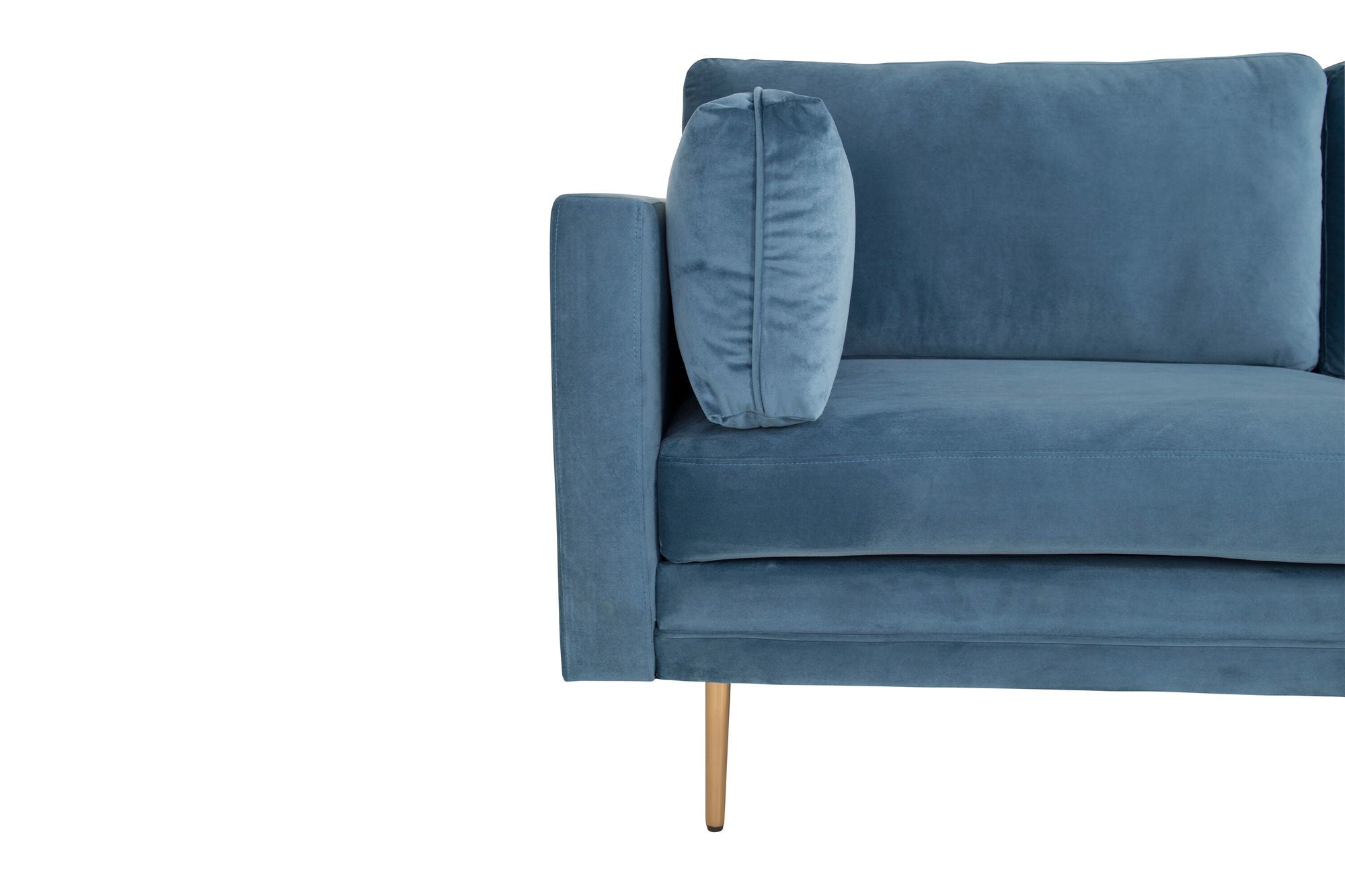 Venture Home Boom - 3 seat sofa Velvet - Blue