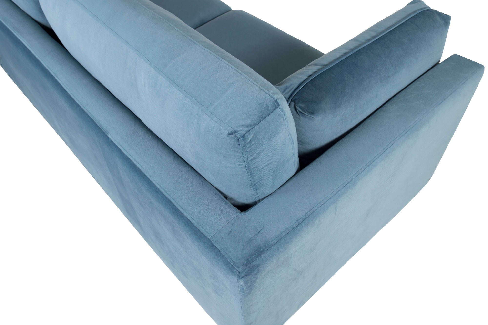 Venture Home Boom - 3 seat sofa Velvet - Blue