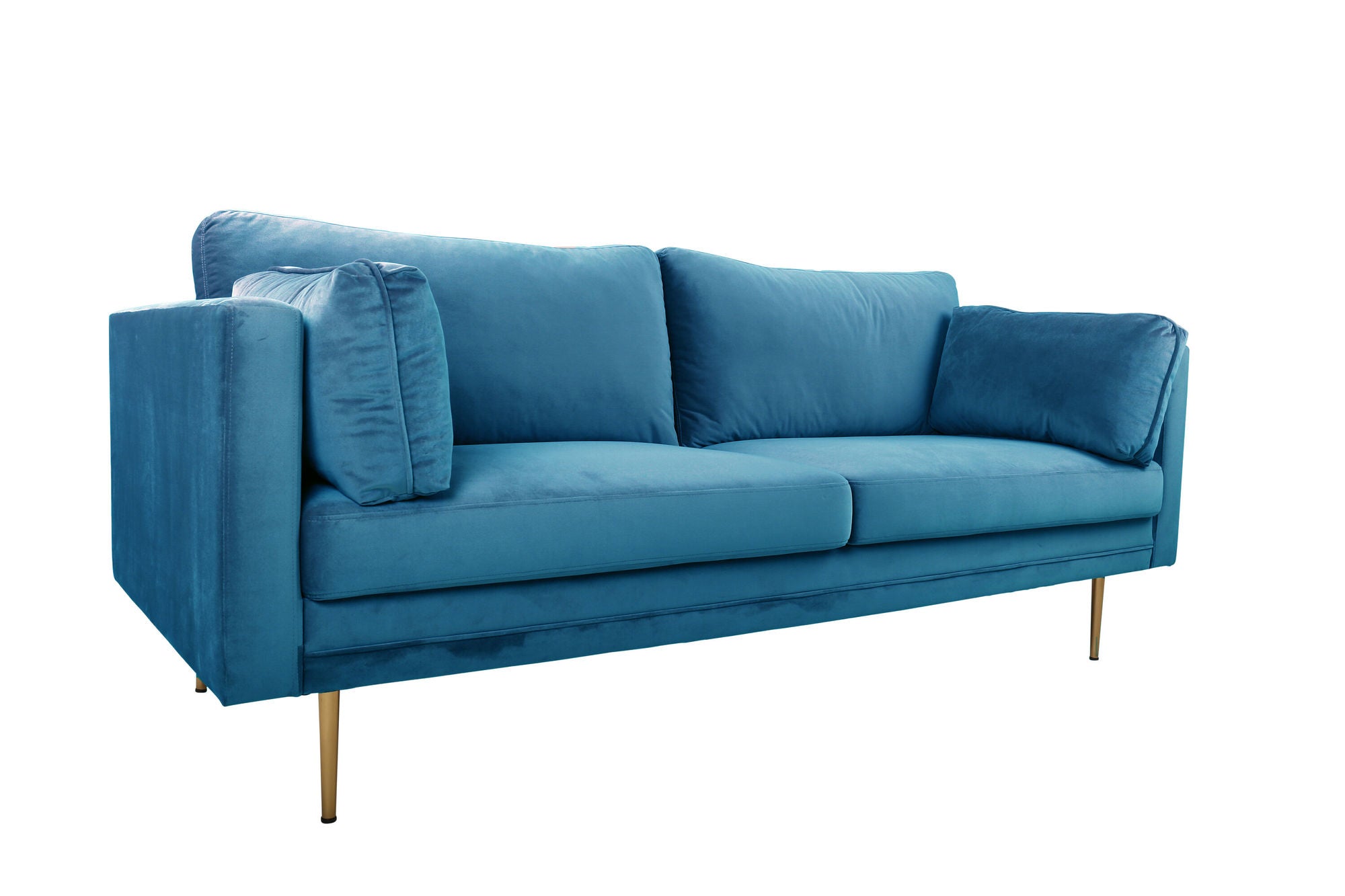 Venture Home Boom - 3 seat sofa Velvet - Blue