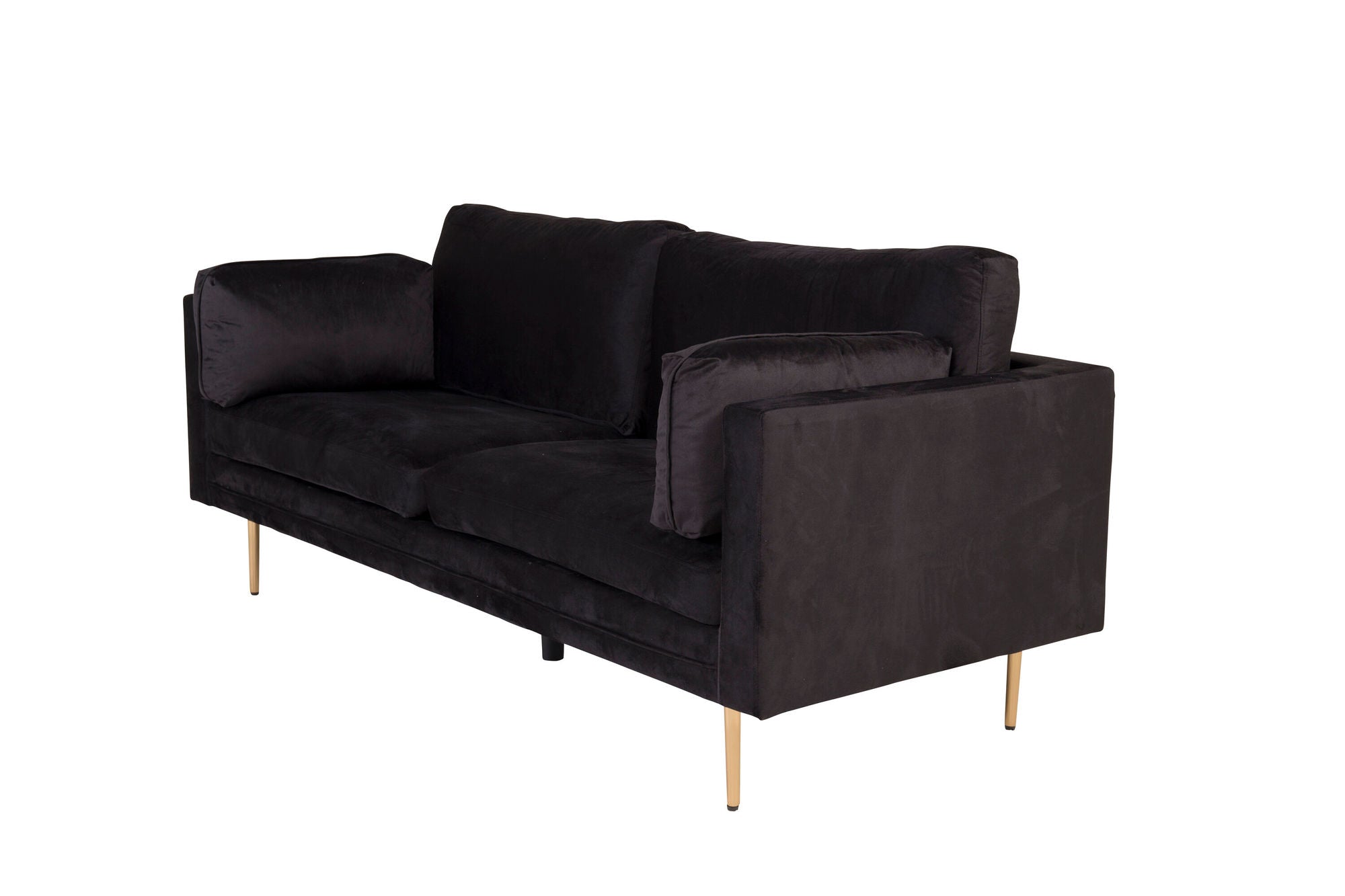 Venture Home Boom - 3 seat sofa Velvet - Black
