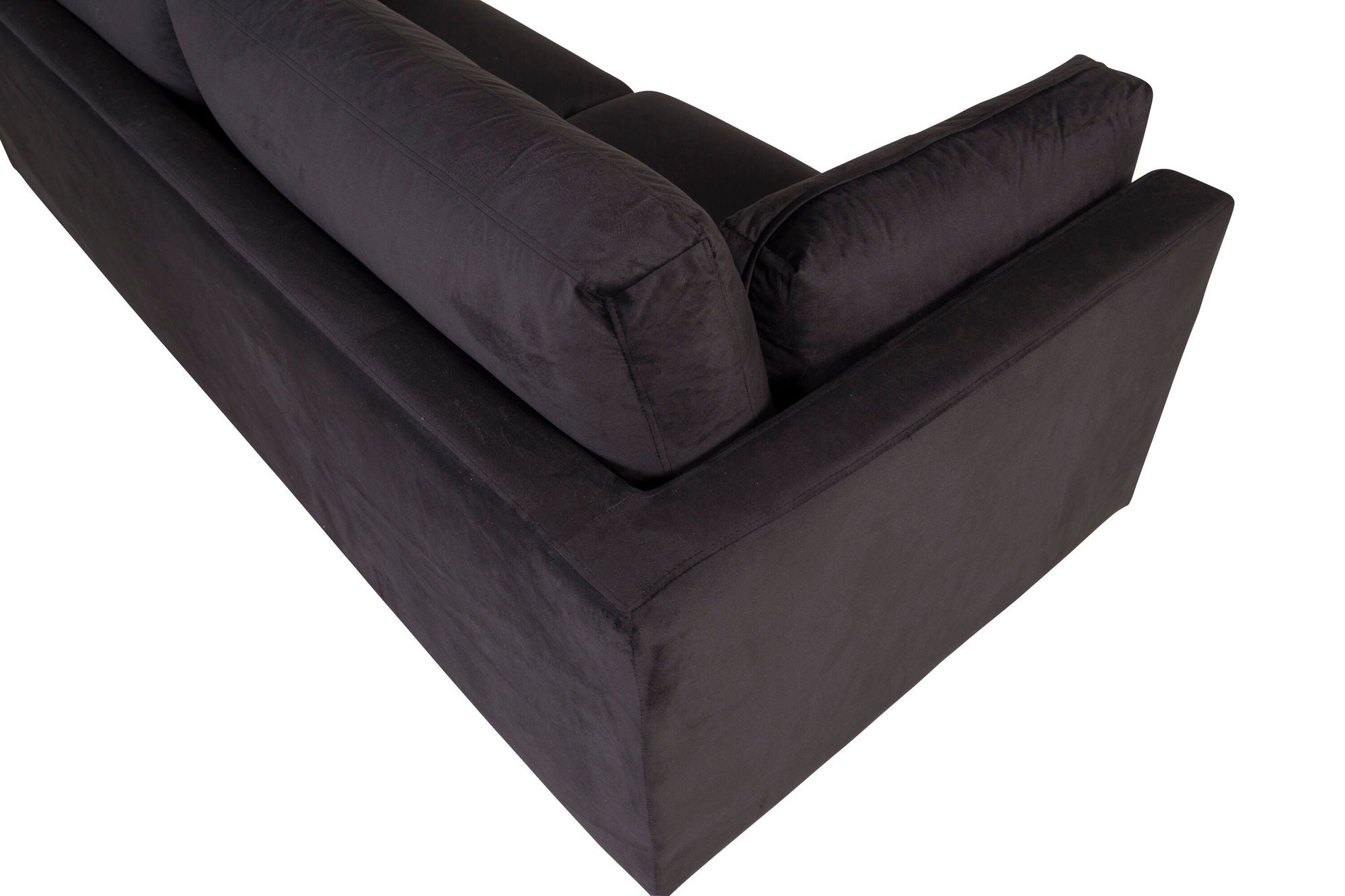 Venture Home Boom - 3 seat sofa Velvet - Black