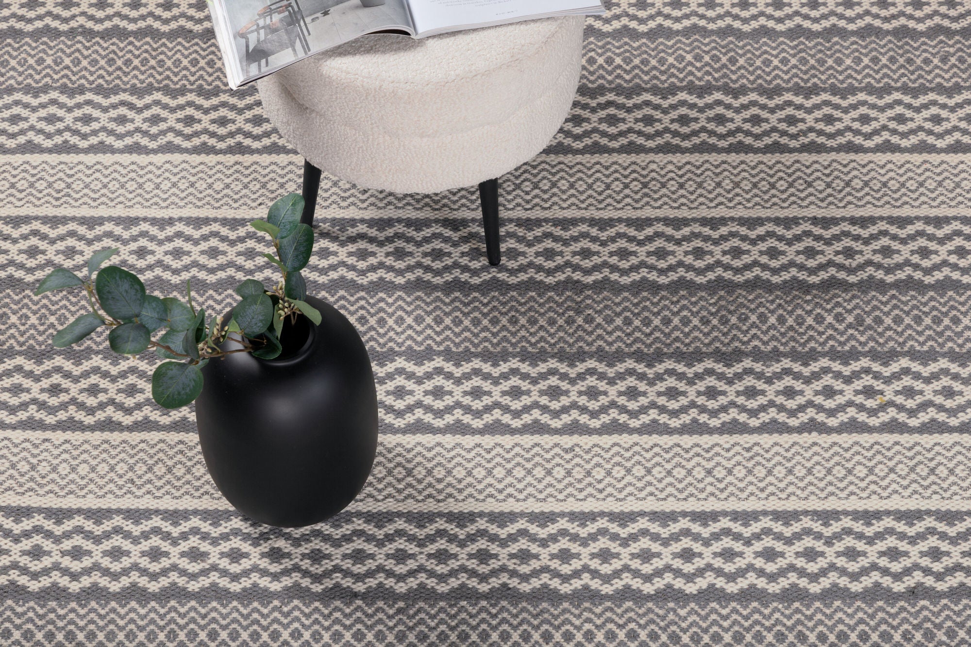 Venture Home Sishu Wool Carpet - ø200 - Light Grey