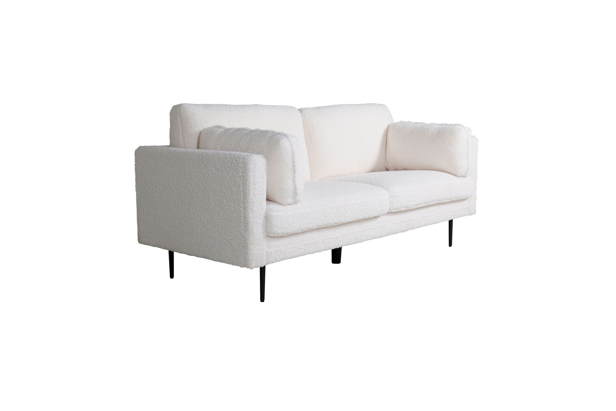 Venture Home Boom 3-seat sofa - Teddy Fabric White