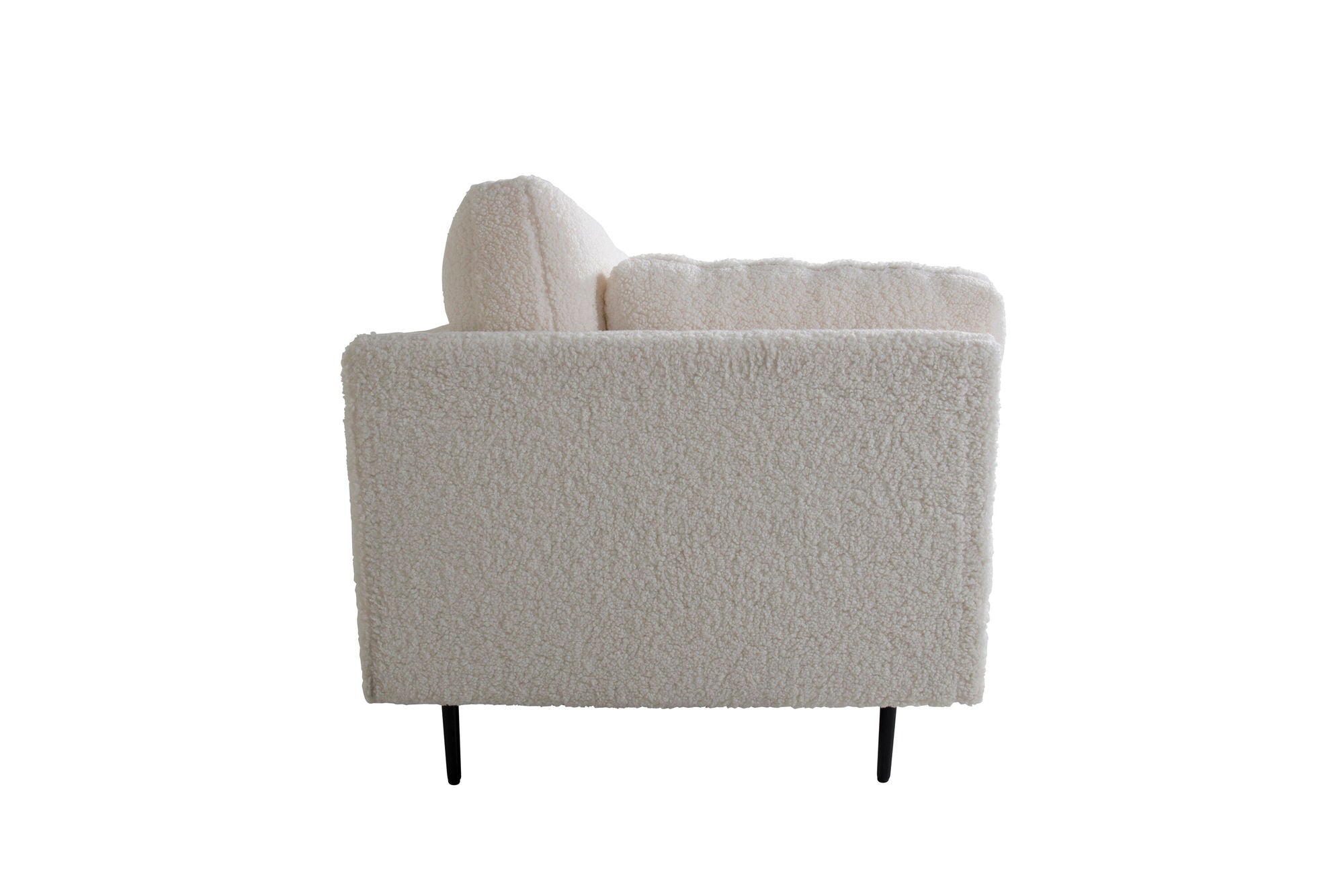 Venture Home Boom 3-seat sofa - Teddy Fabric White