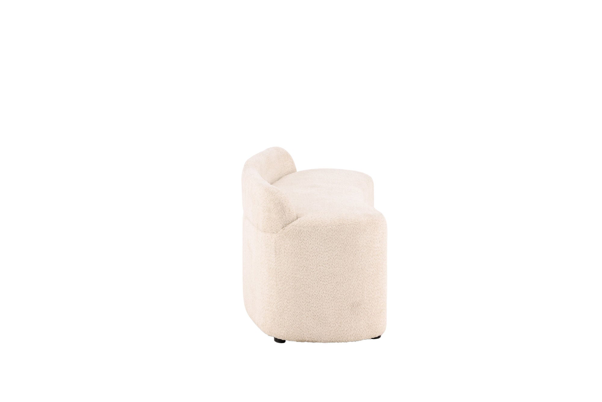 Venture Home Pocatello Sofa - White / White Boucle