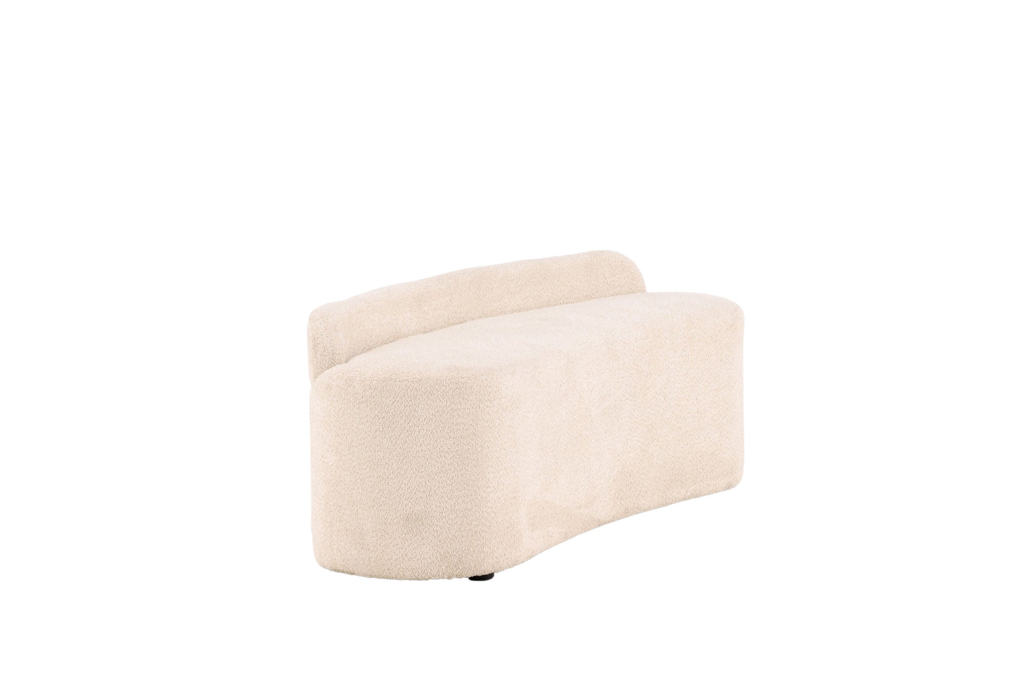 Venture Home Pocatello Sofa - White / White Boucle