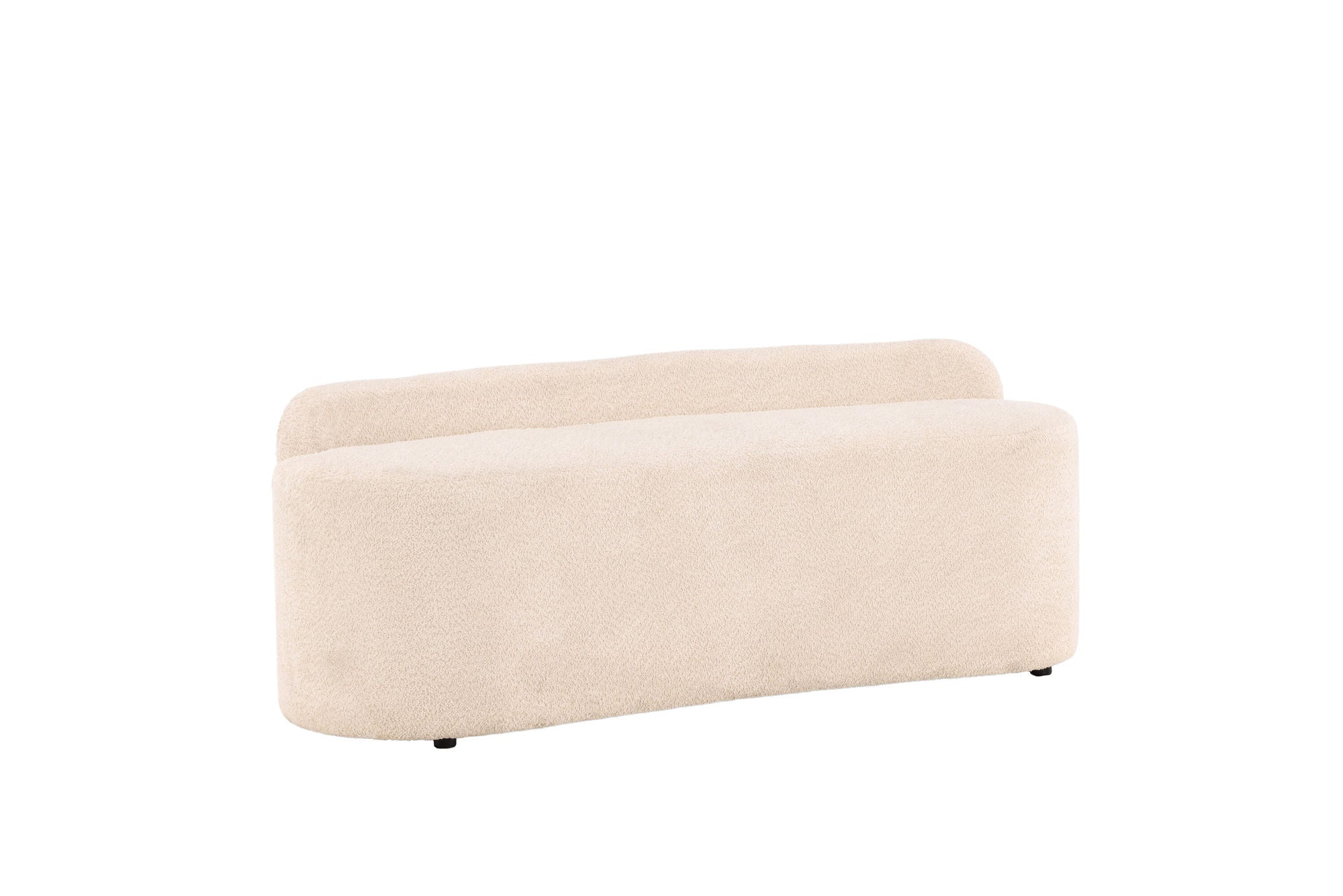Venture Home Pocatello Sofa - White / White Boucle