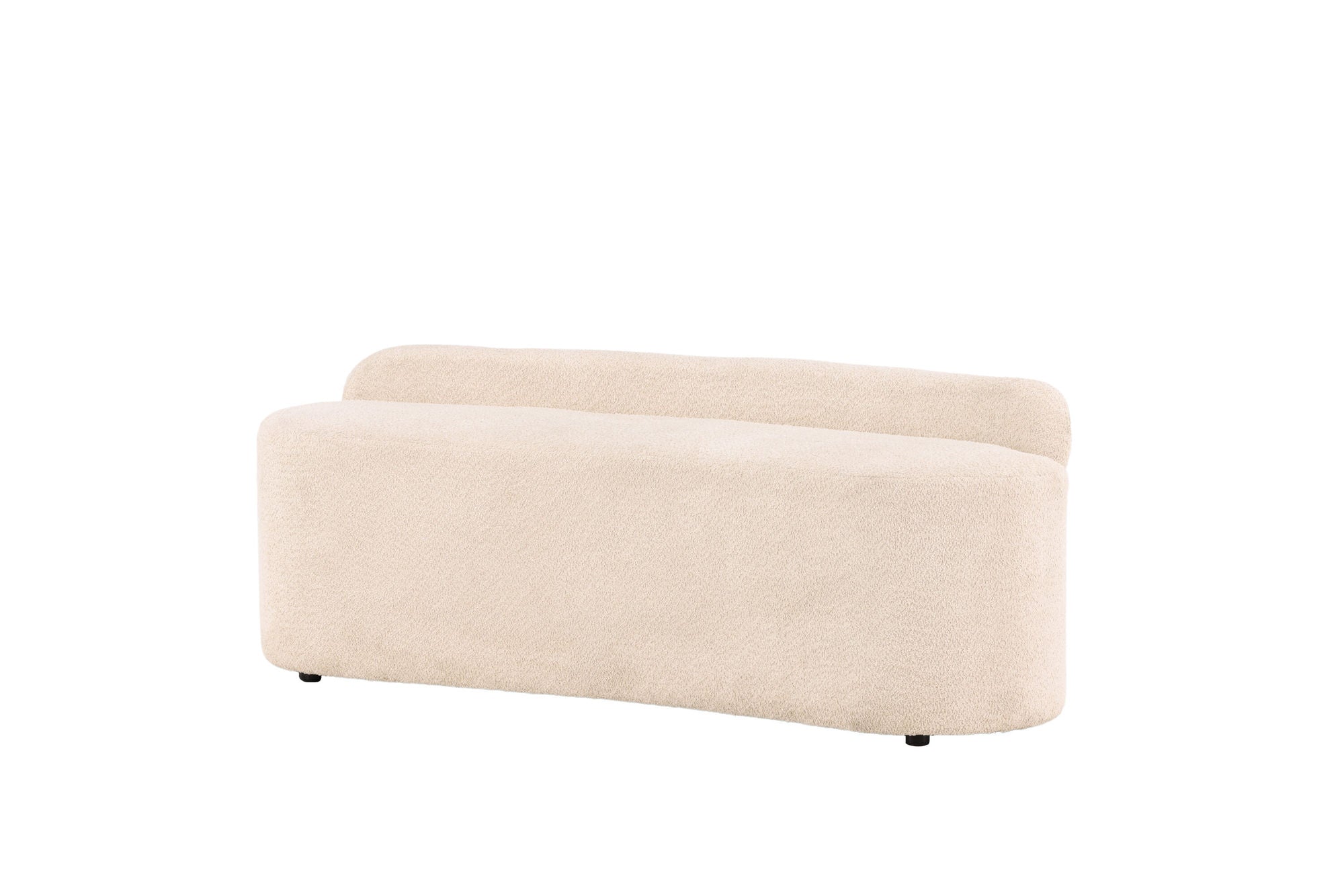 Venture Home Pocatello Sofa - White / White Boucle
