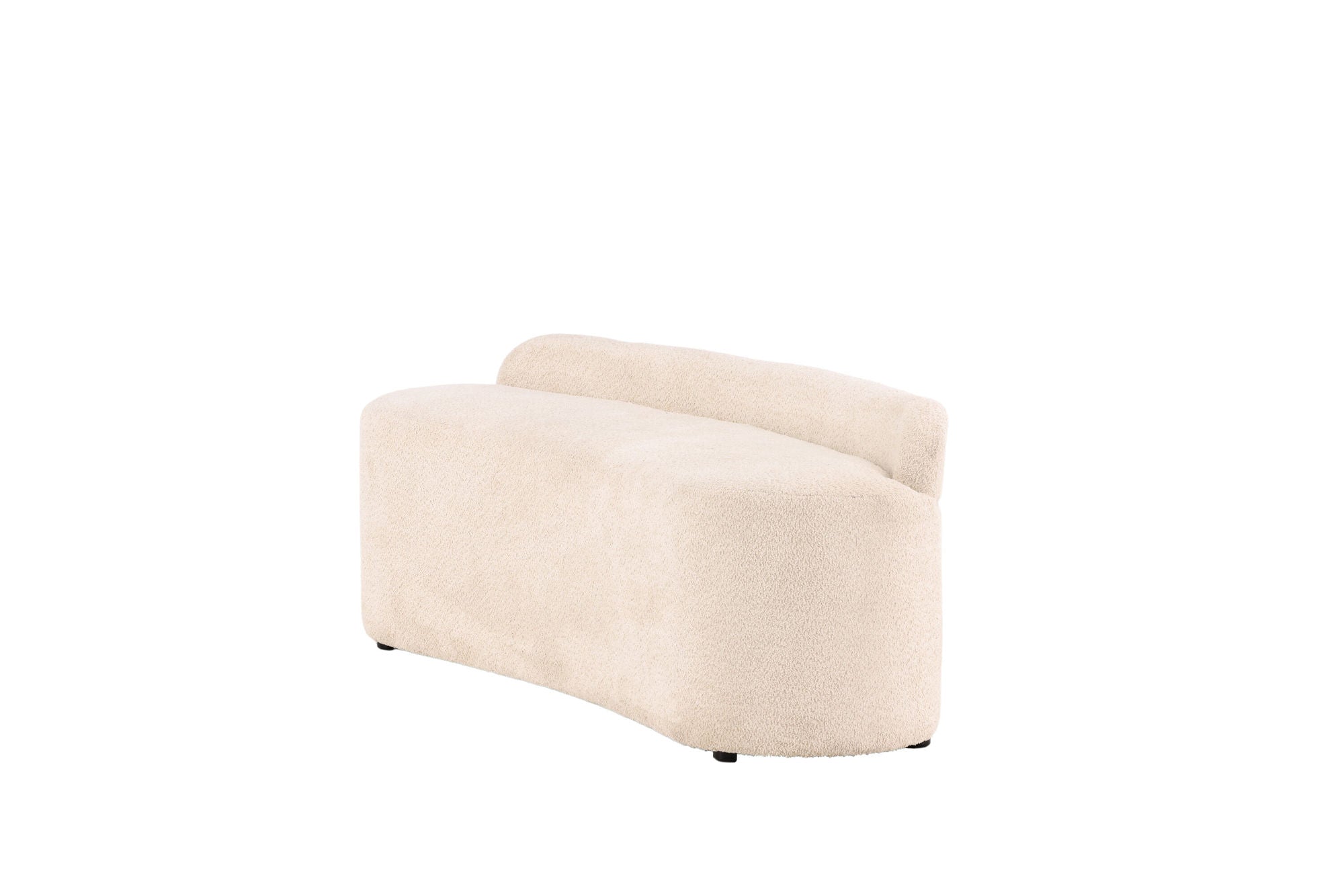 Venture Home Pocatello Sofa - White / White Boucle