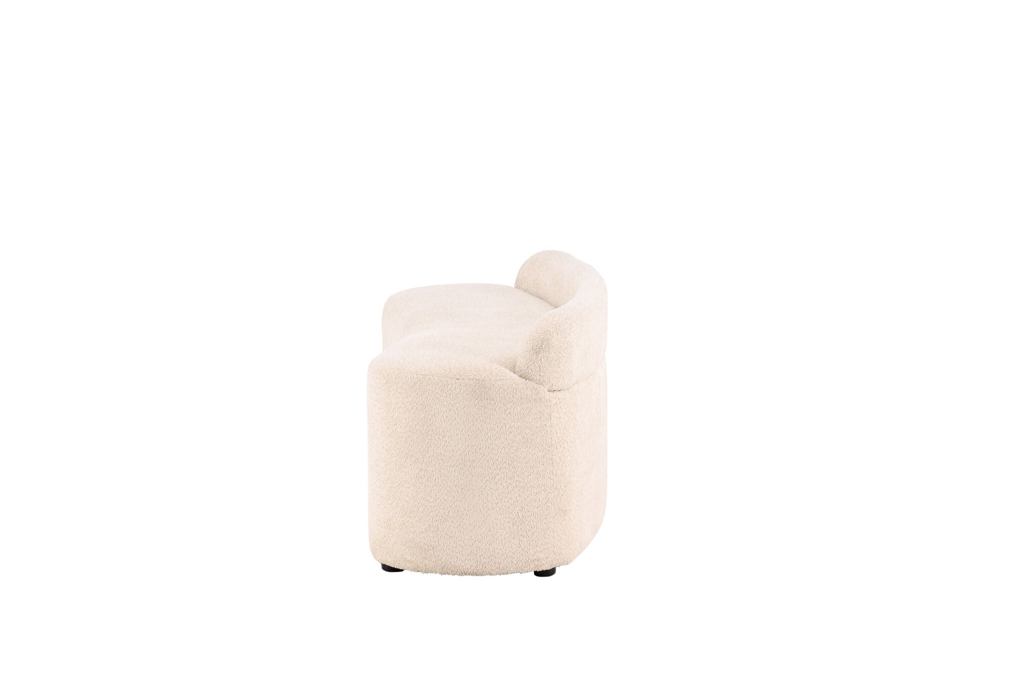 Venture Home Pocatello Sofa - White / White Boucle