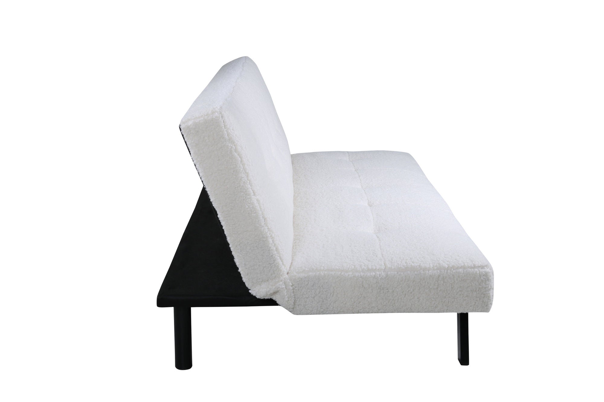 Venture Home Bodil Sofabed - Black / white Teddy