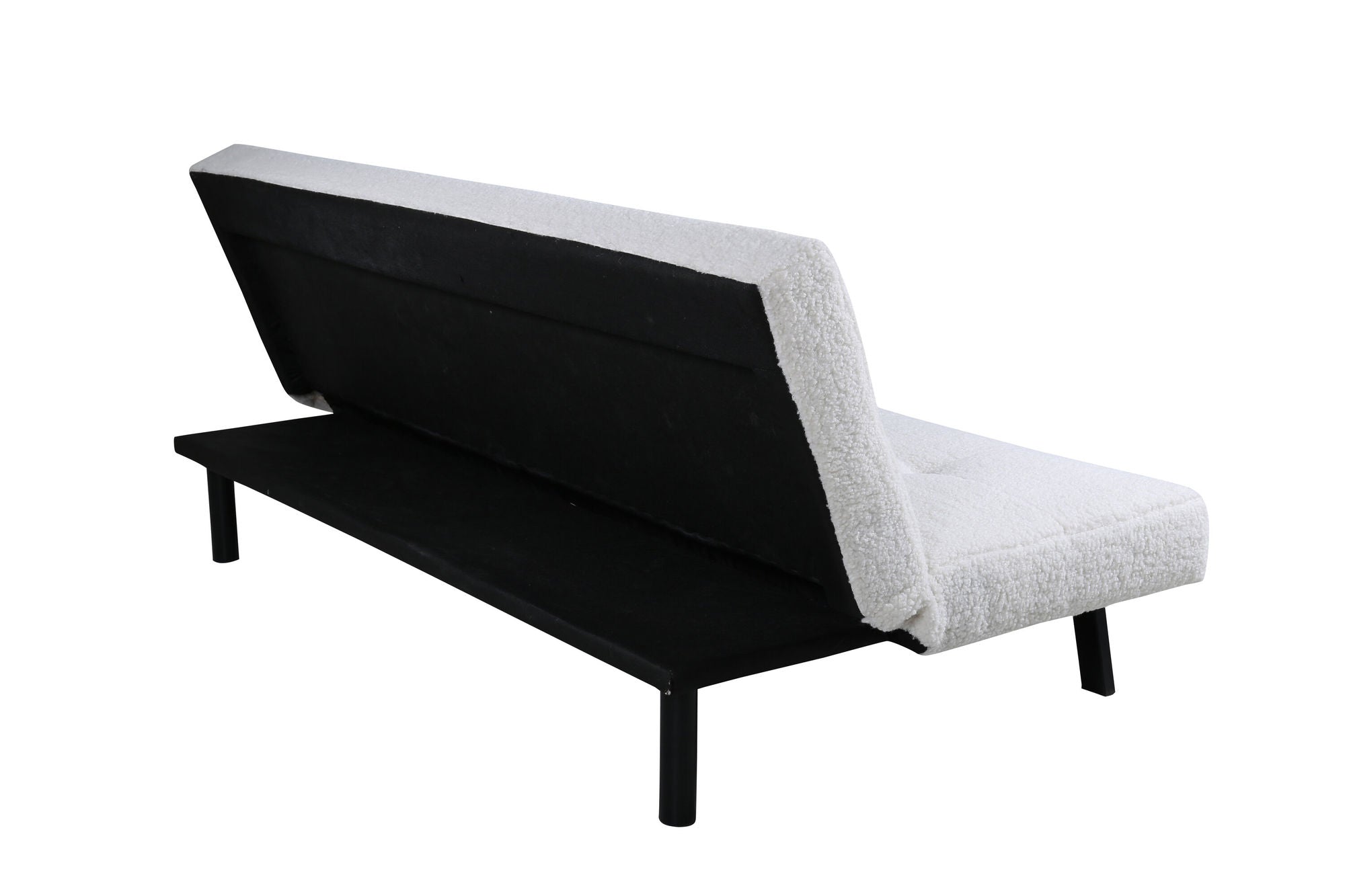 Venture Home Bodil Sofabed - Black / white Teddy