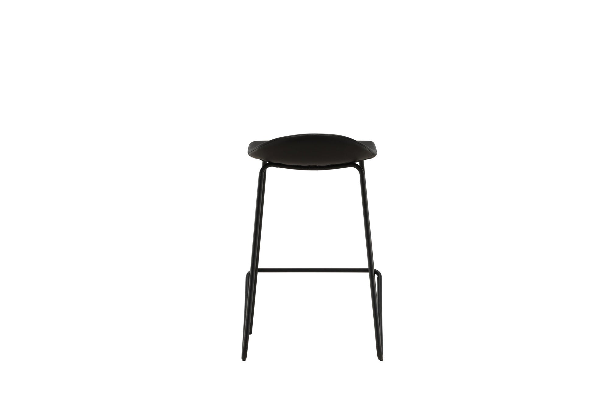 Vind Grebbestad Bar stol 2-pack - Black / Black PU