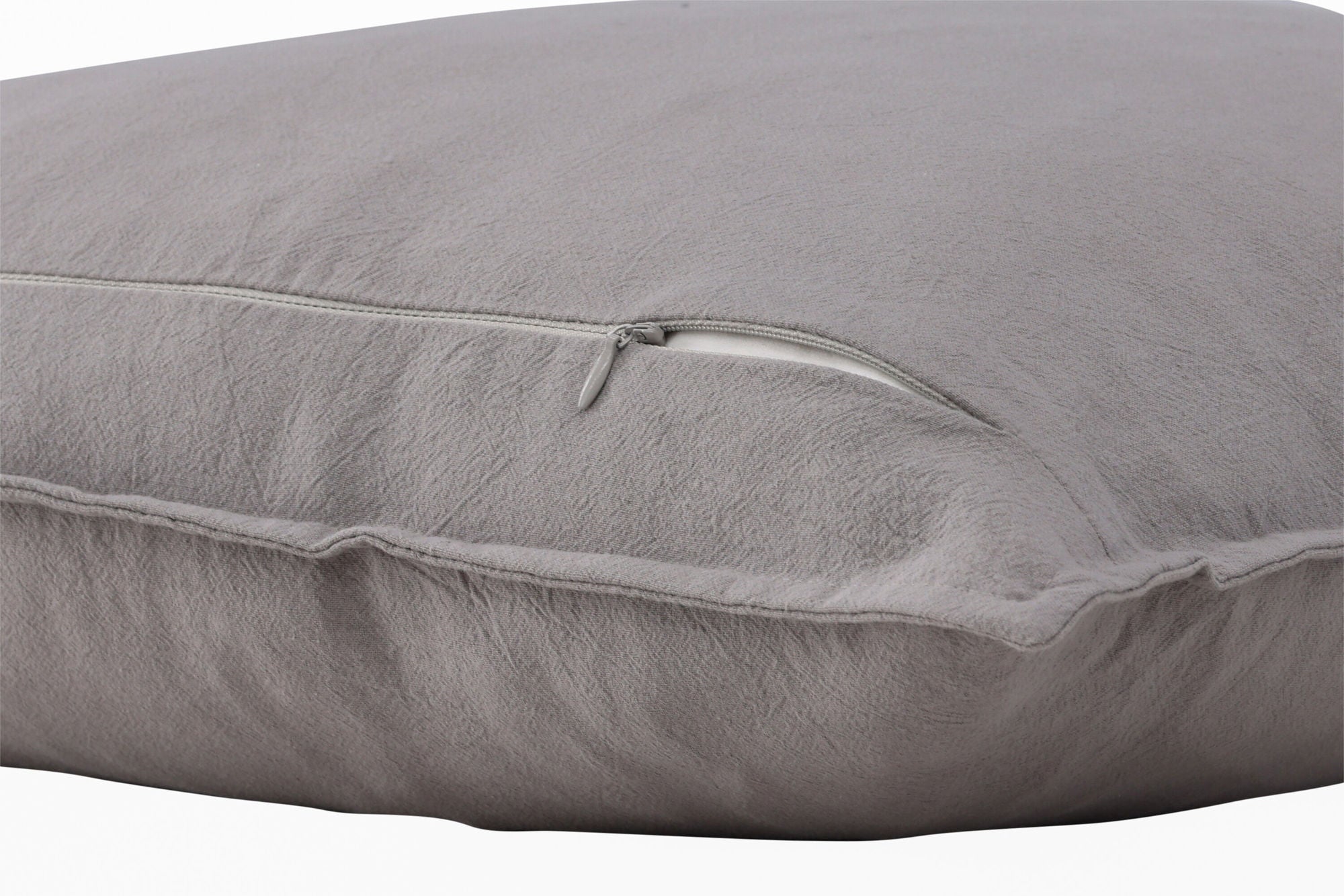 Venture Home Ronja Cushion Cover Washed Cotton - Grey 60x60