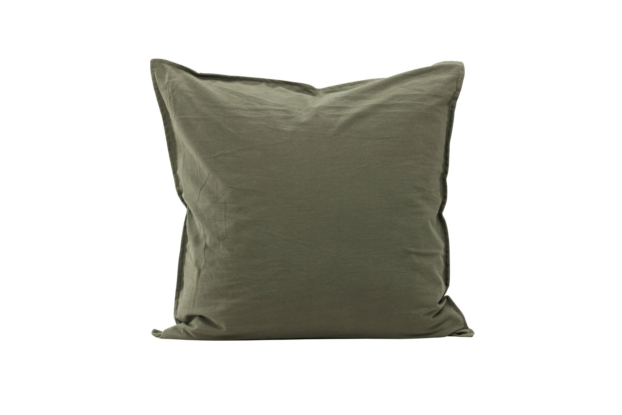 Venture Home Ronja Cushion Cover Washed Cotton - Green 60x60