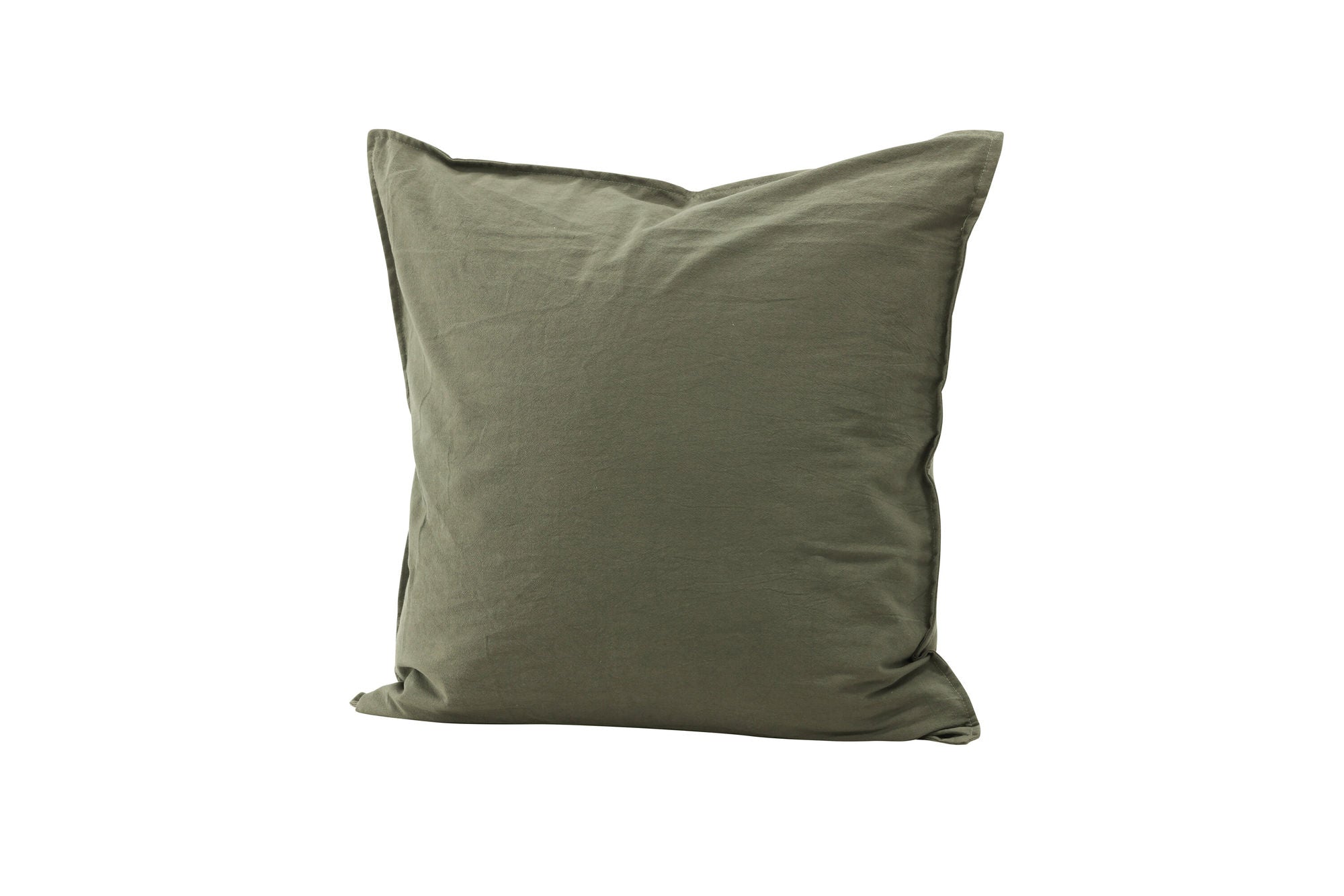 Venture Home Ronja Cushion Cover Washed Cotton - Green 60x60