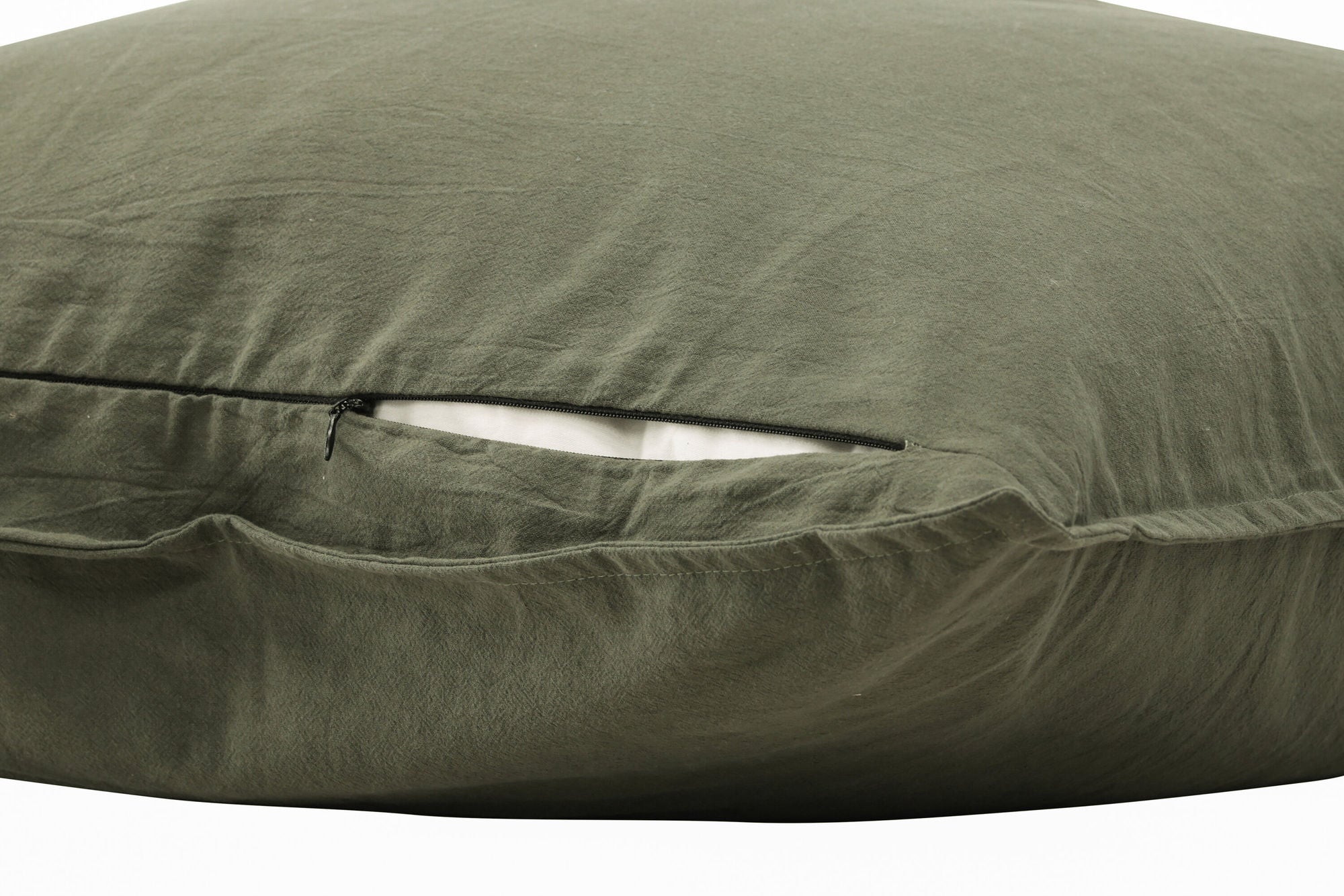 Venture Home Ronja Cushion Cover Washed Cotton - Green 60x60