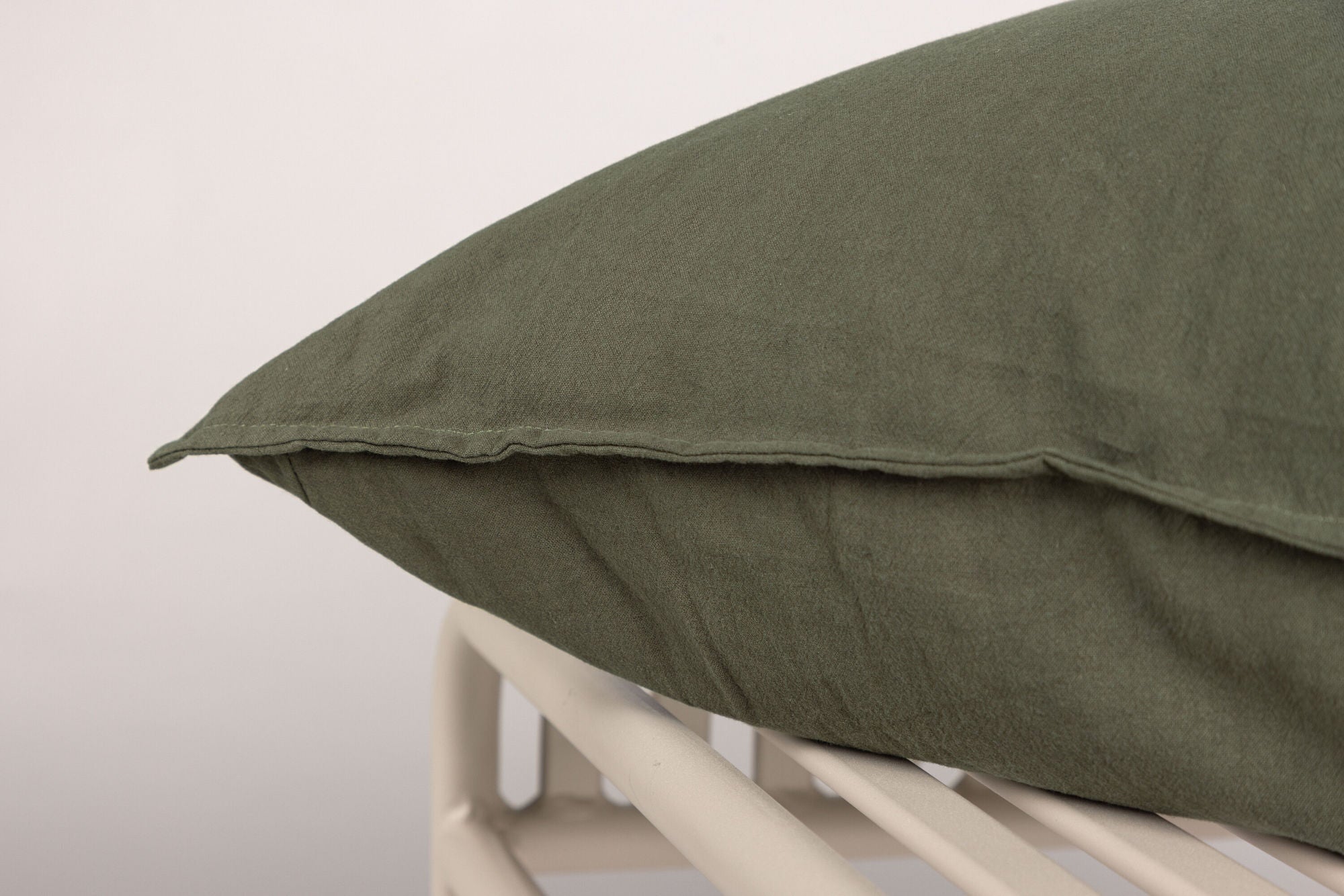 Venture Home Ronja Cushion Cover Washed Cotton - Green 60x60