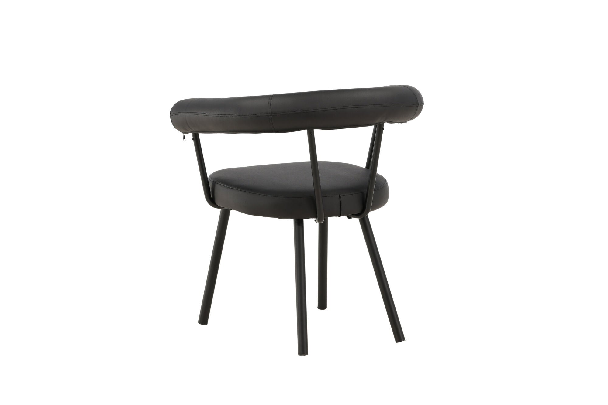 Vind Västerås x Josefin Lustig - Spisebordsstol 2-pack - Matte Black / Black PU