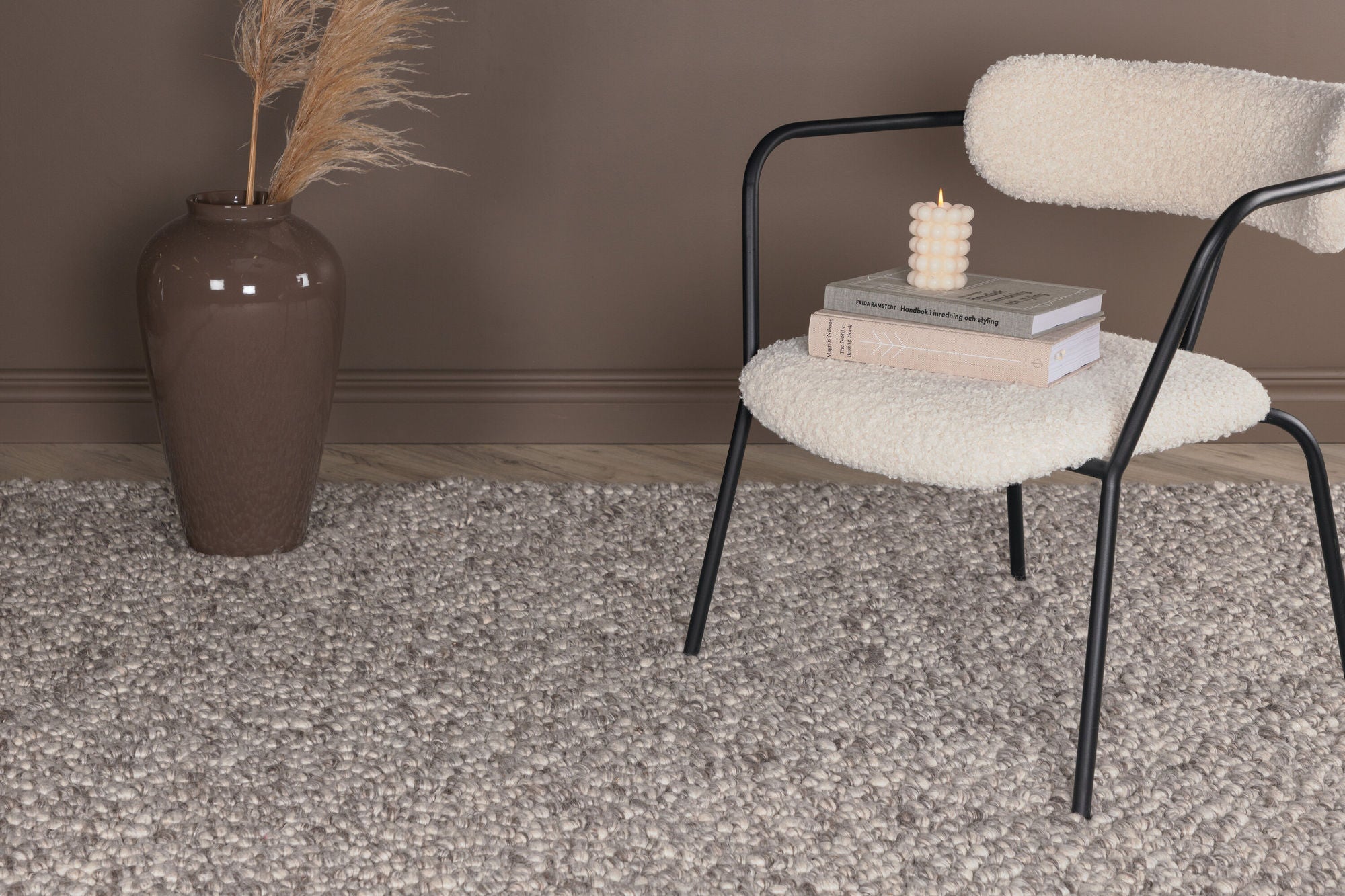 Venture Home Jajru Wool Carpet - 250*350 - Light Grey