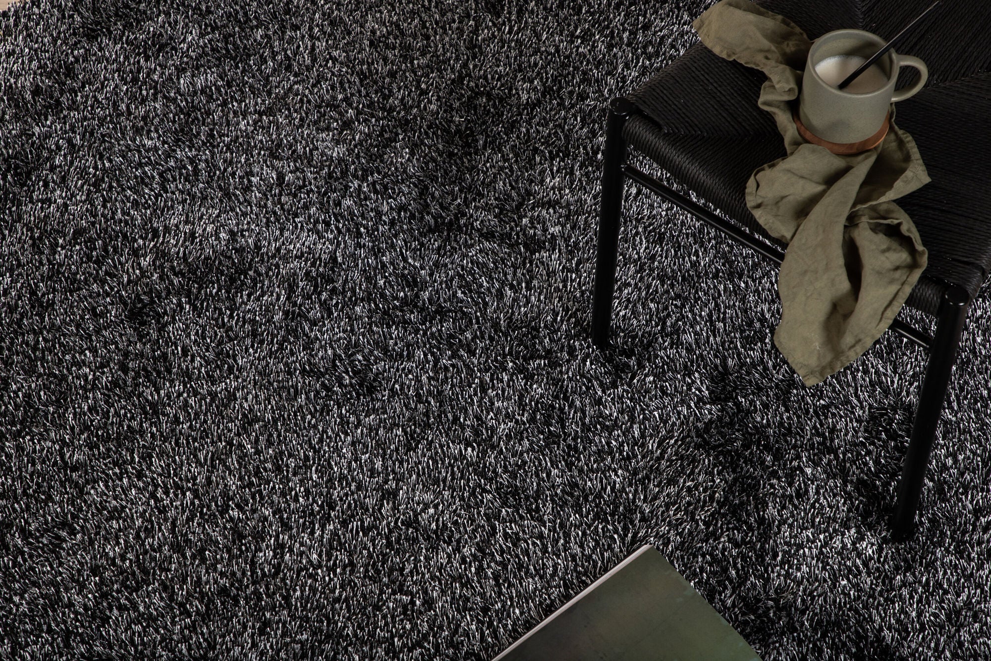 Venture Home Mattis Polyester Carpet - Antracit Grey - ø200