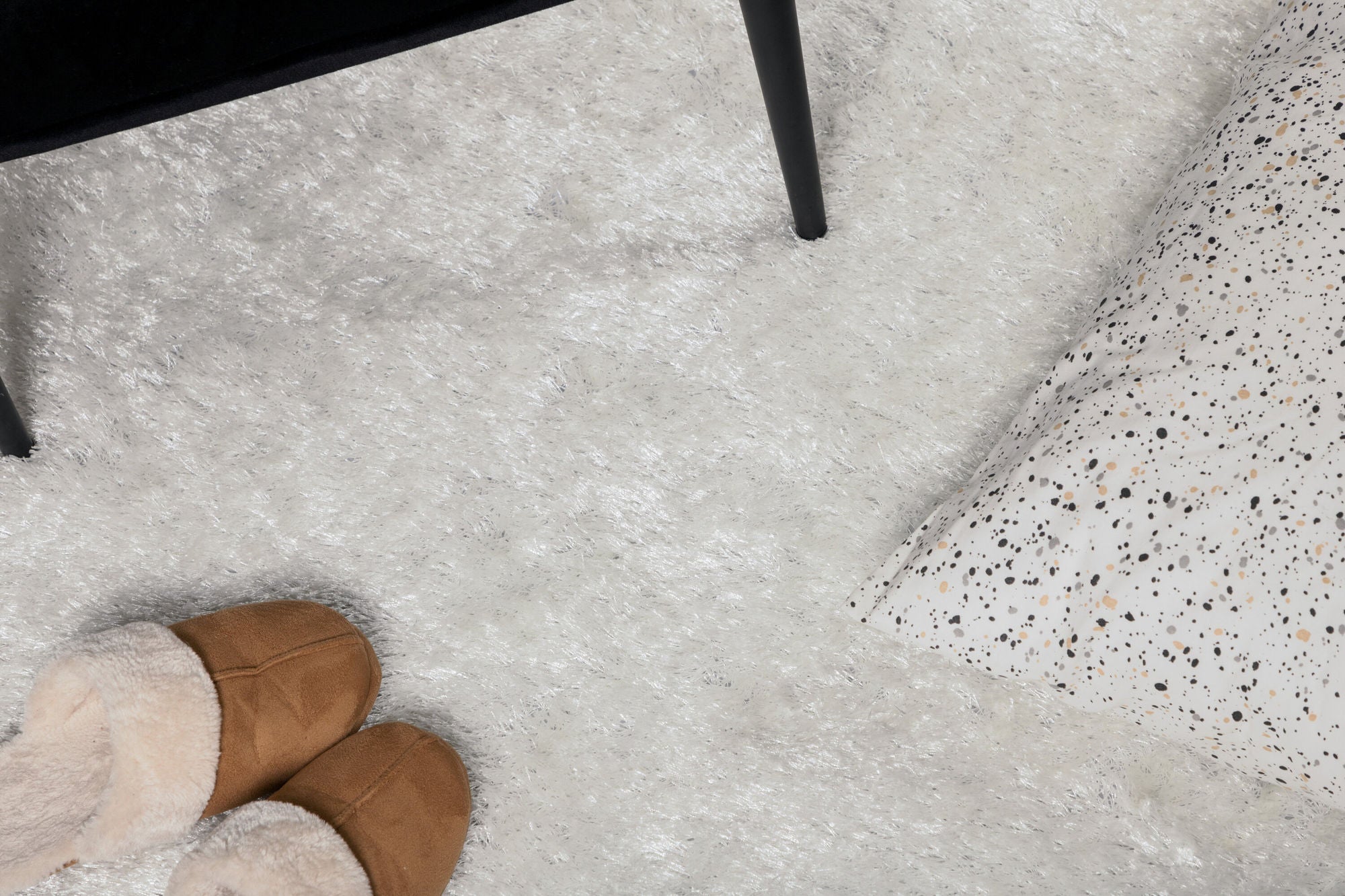 Venture Home Mattis Polyester Carpet - White - ø200