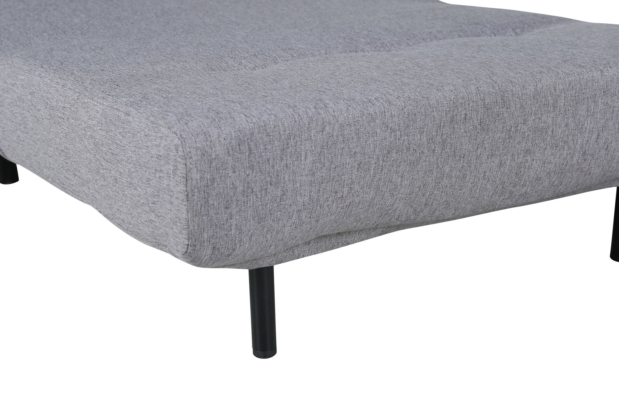 Venture Home Vicky Folding Bed Single - Black / Steel Grey Fabric