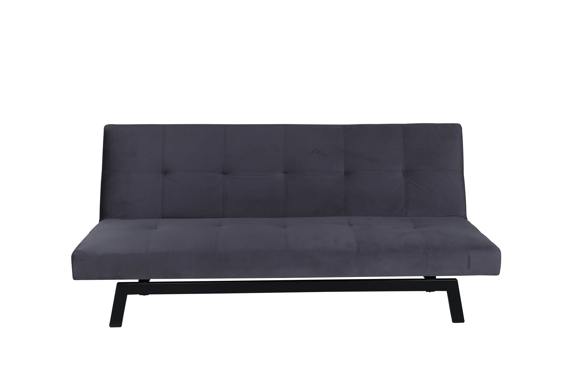 Venture Home Bodil Sofabed - Black / Dark Grey Velvet