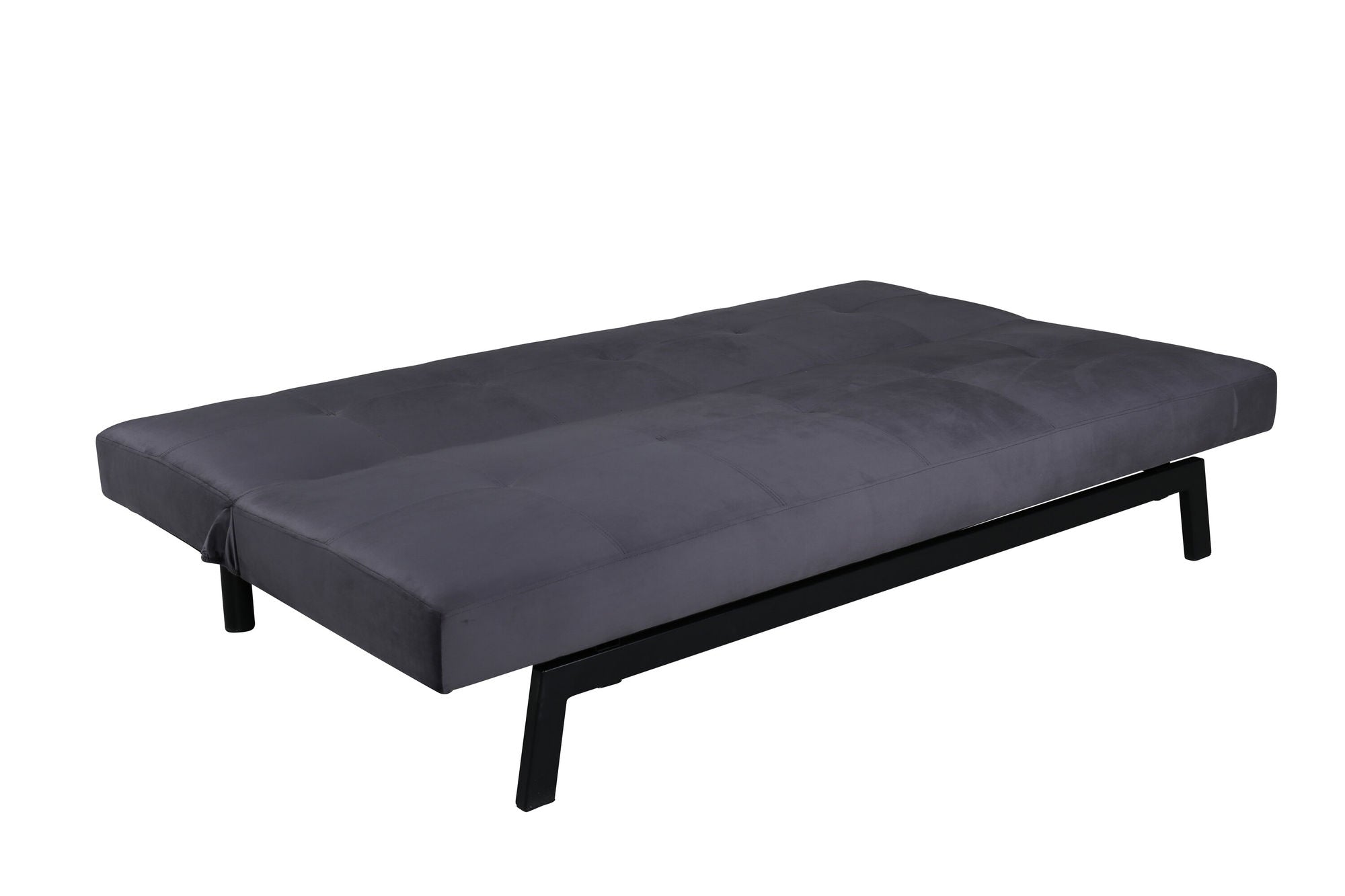 Venture Home Bodil Sofabed - Black / Dark Grey Velvet