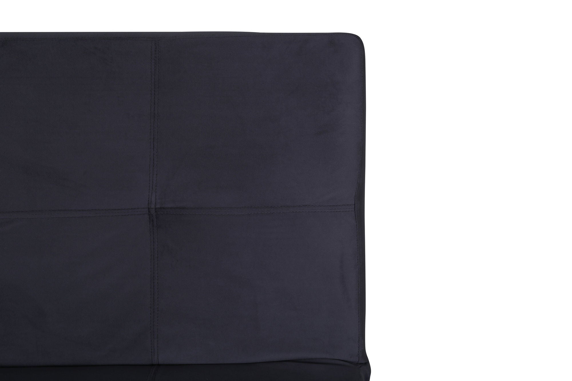 Venture Home Bodil Sofabed - Black / Dark Grey Velvet