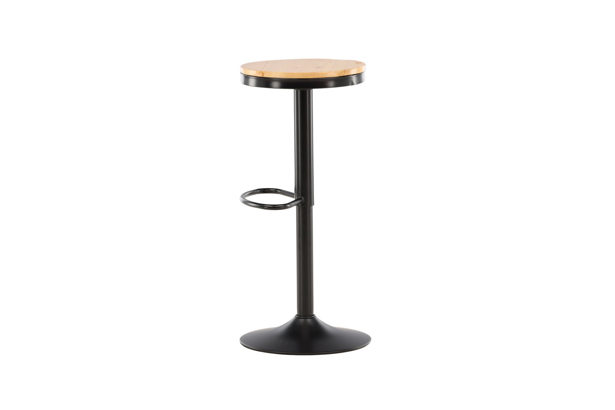 Venture Home Conway Bar stol 2-pack - Black / Oaklook MDF
