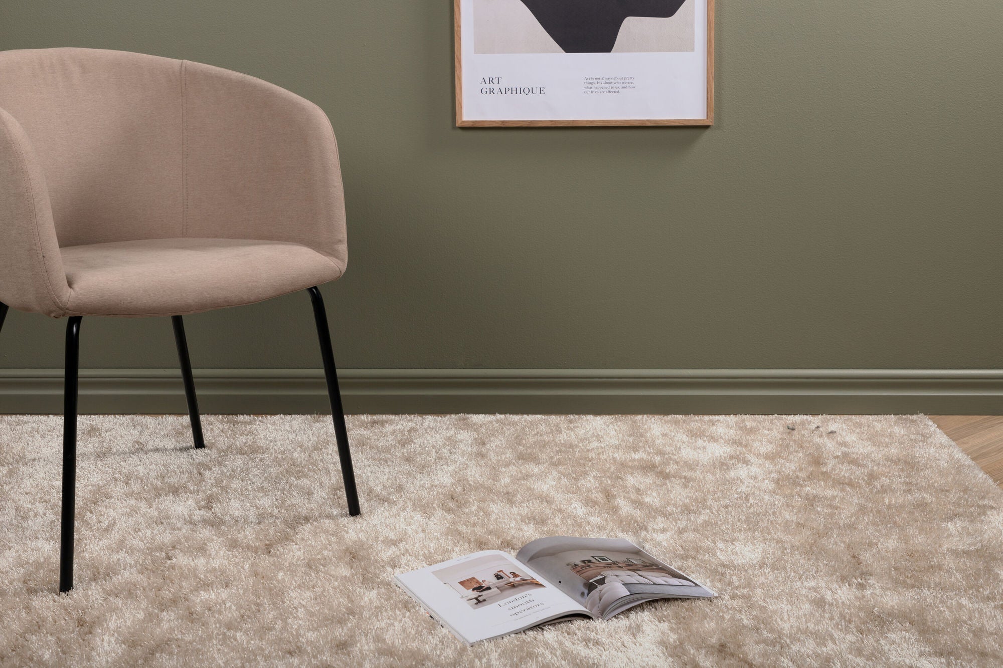 Venture Home Mattis Polyester Carpet - Beige - L230*B160