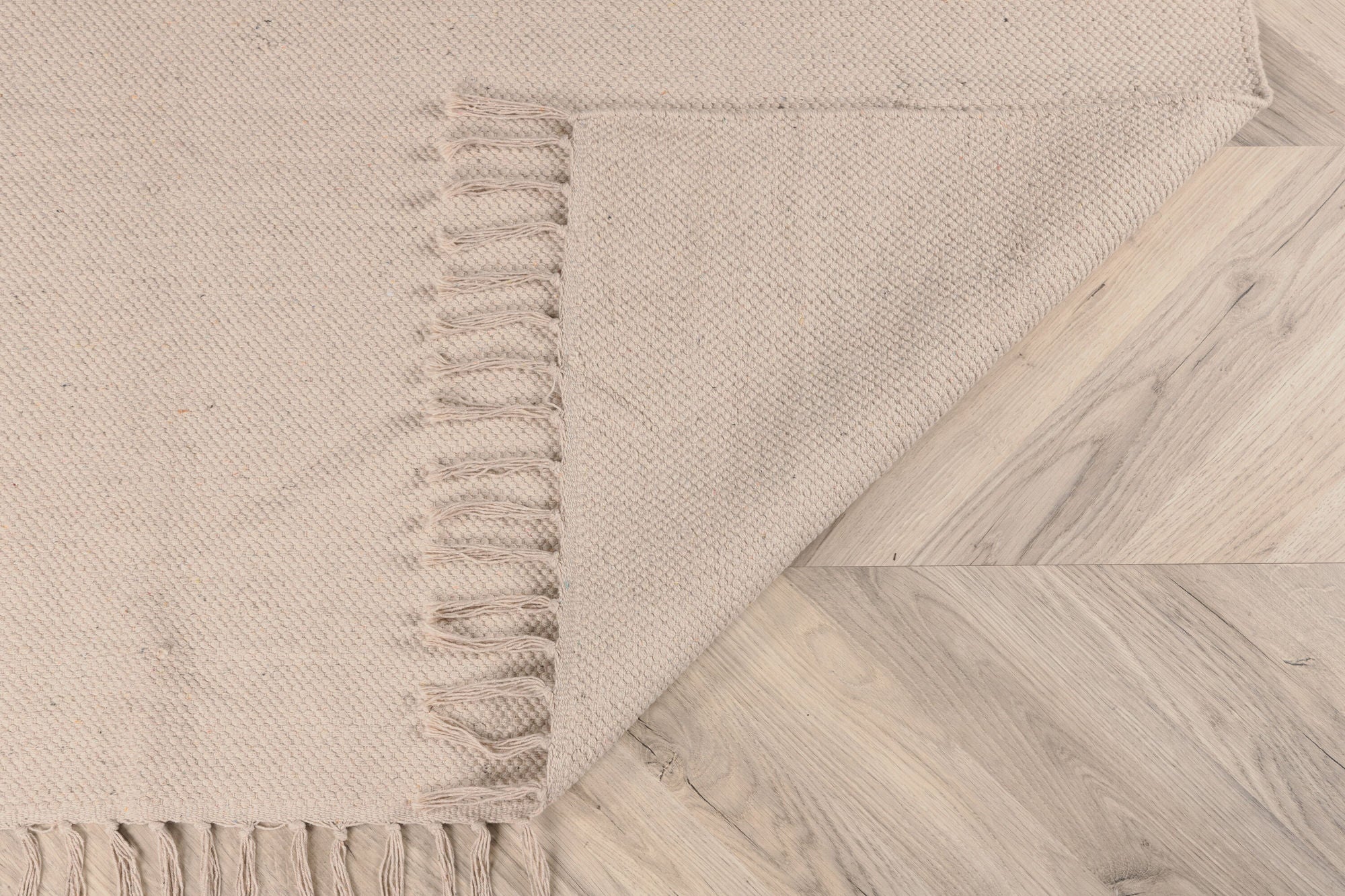 Venture Home Panipat Cotton blend Carpet - 200*300 - Beige
