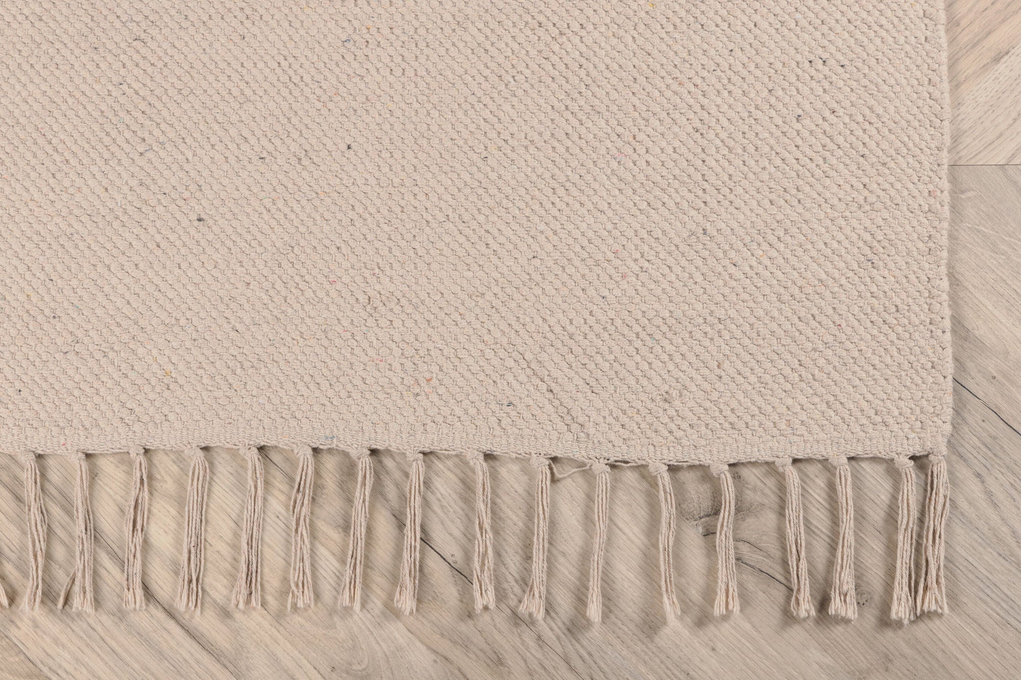 Venture Home Panipat Cotton blend Carpet - 170*240 - Beige