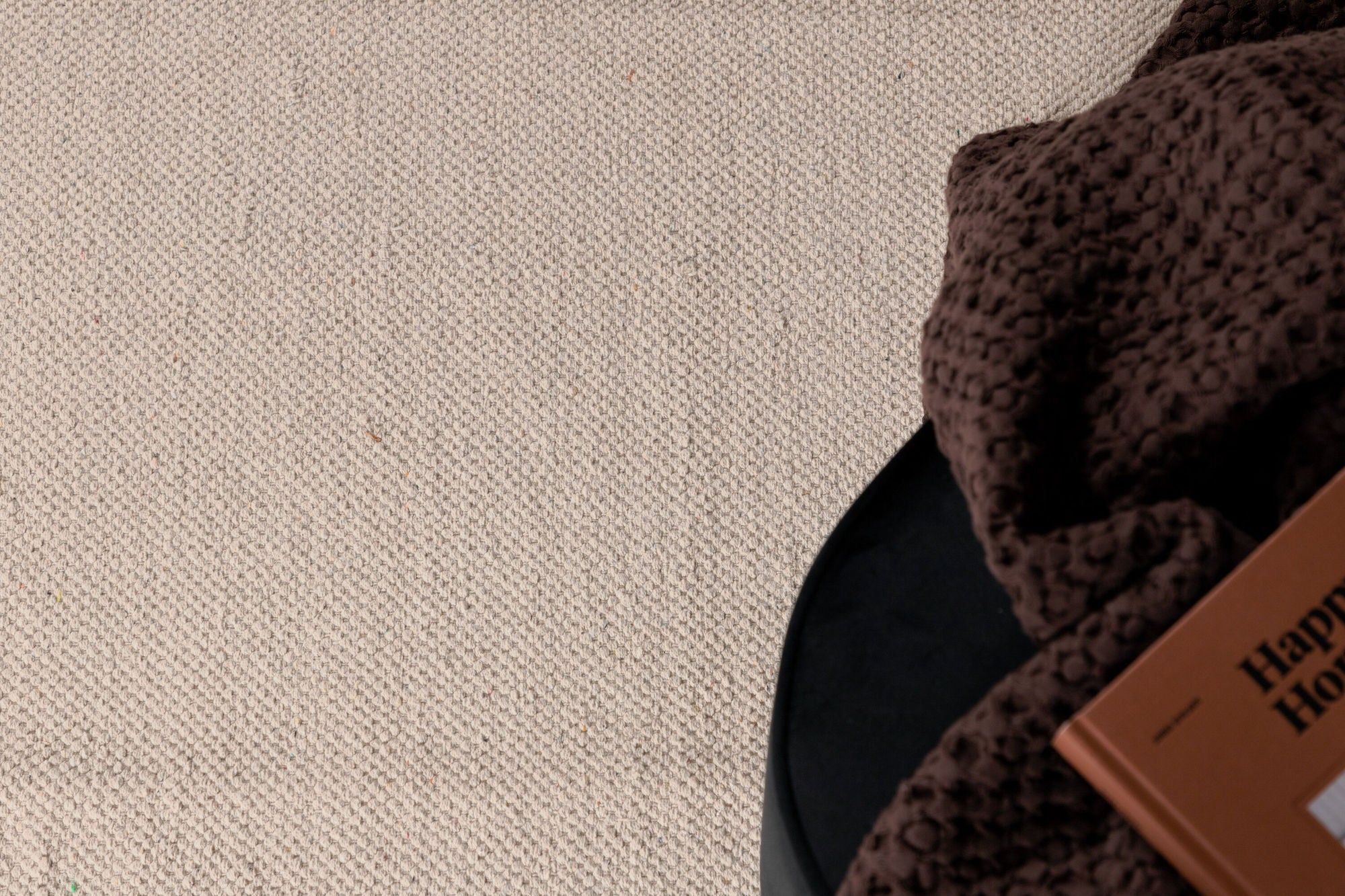 Venture Home Panipat Cotton blend Carpet - 170*240 - Beige