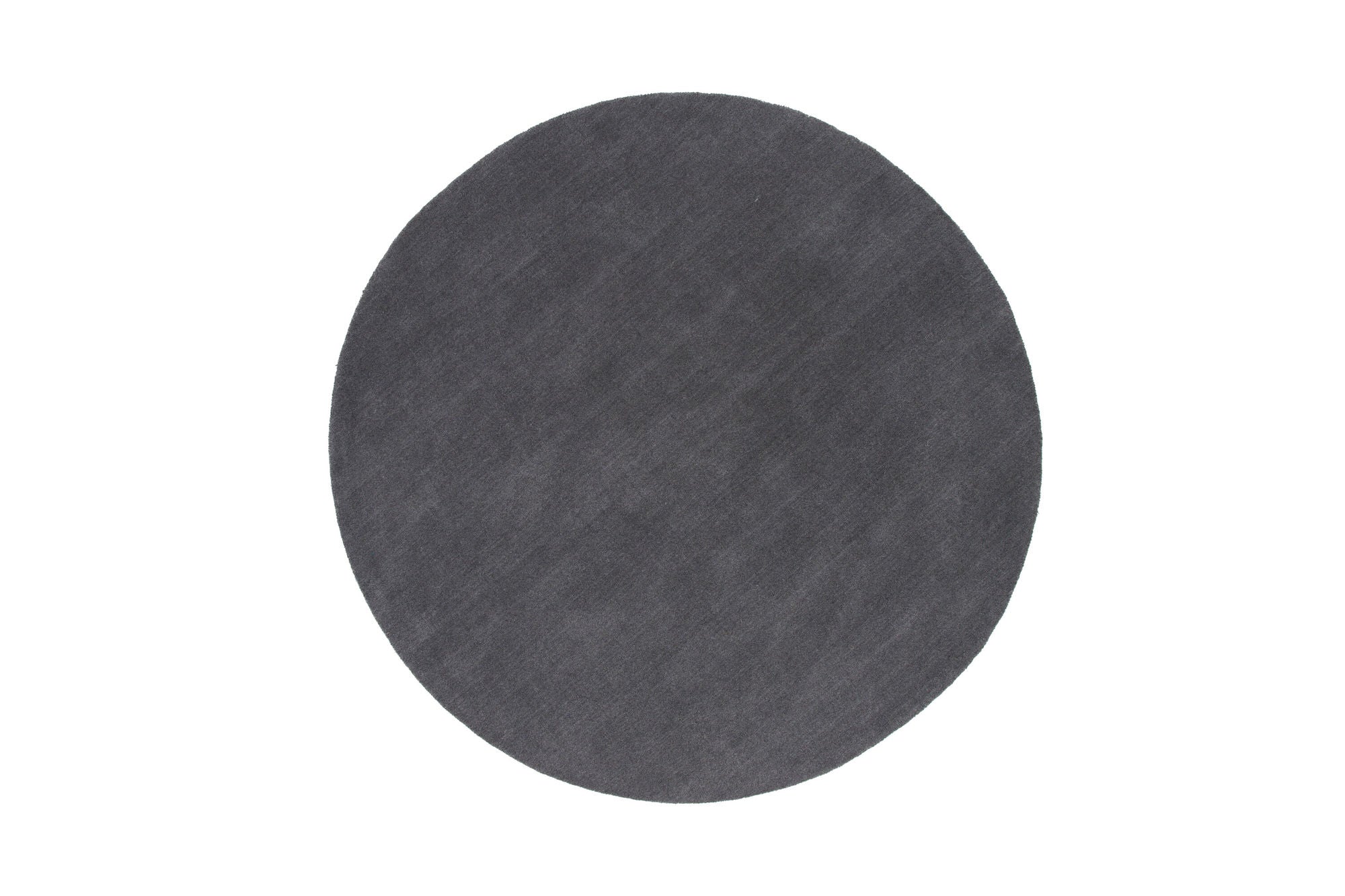 Venture Home Ulla - Wool / Polyester Carpet - Dark Grey - ø200