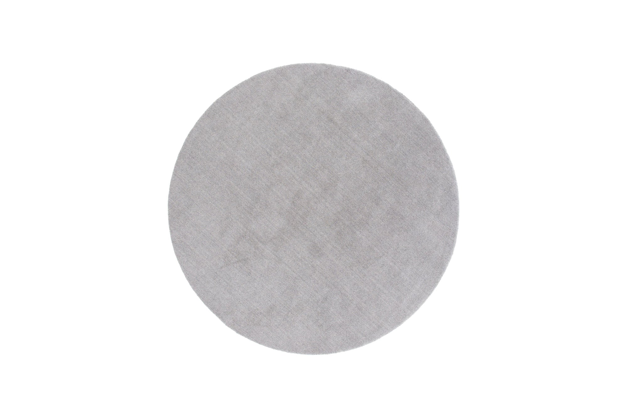 Venture Home Ulla - Wool / Polyester Carpet - Light Grey - ø200