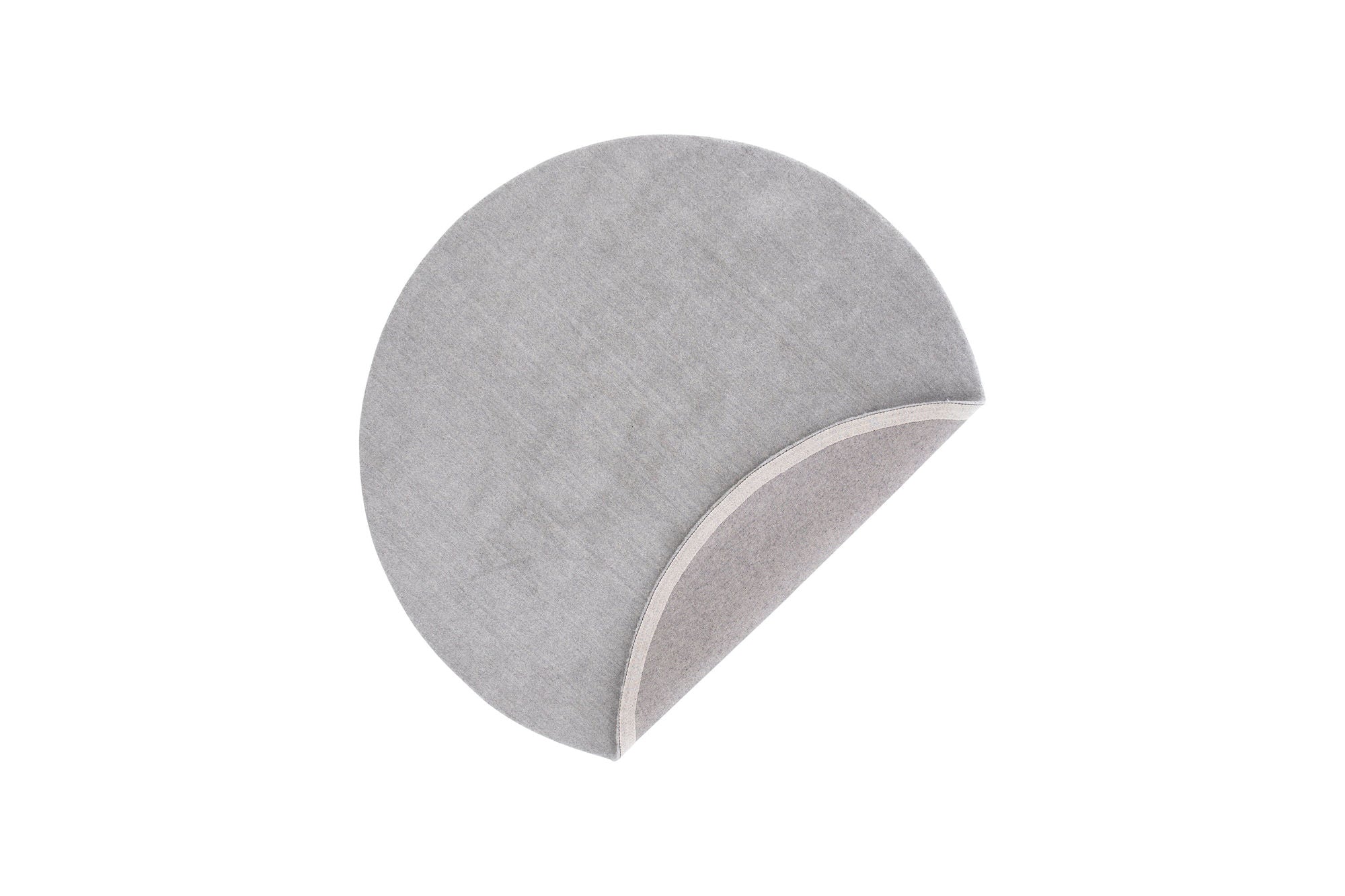 Venture Home Ulla - Wool / Polyester Carpet - Light Grey - ø200