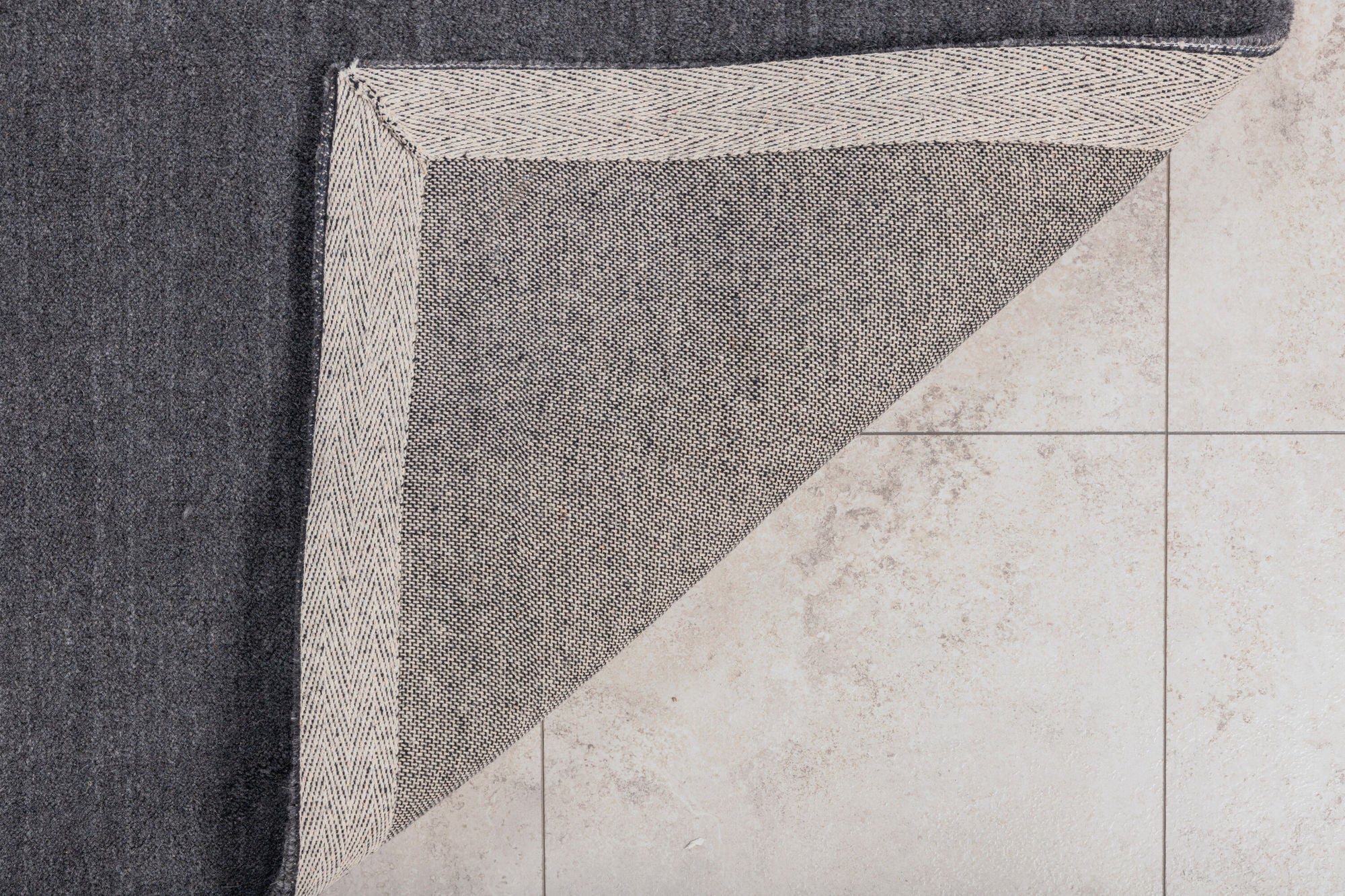 Venture Home Ulla - Wool / Polyester Carpet - Dark Grey - L250*B350