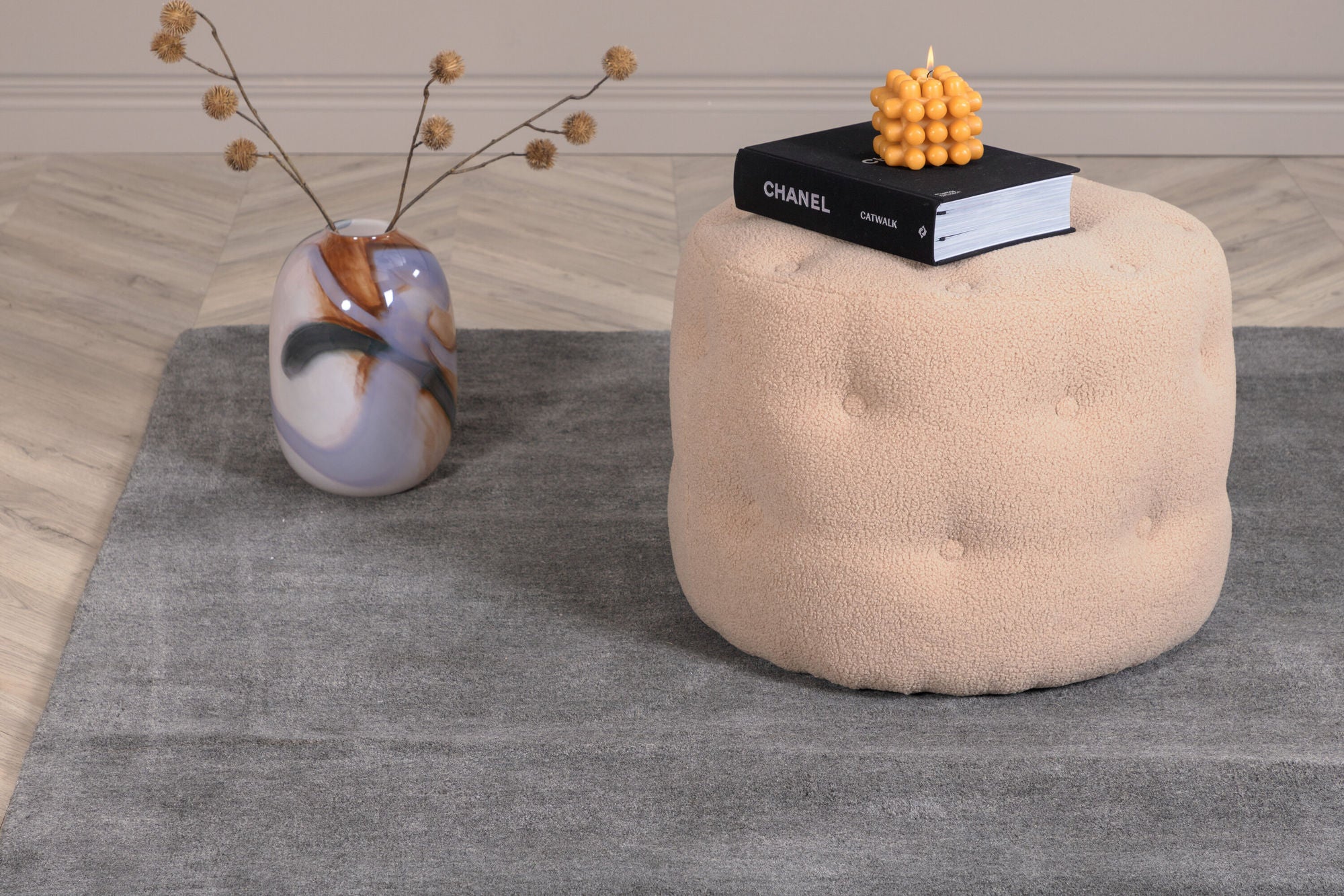 Venture Home Ulla - Wool / Polyester Carpet - Grey - L250*B350