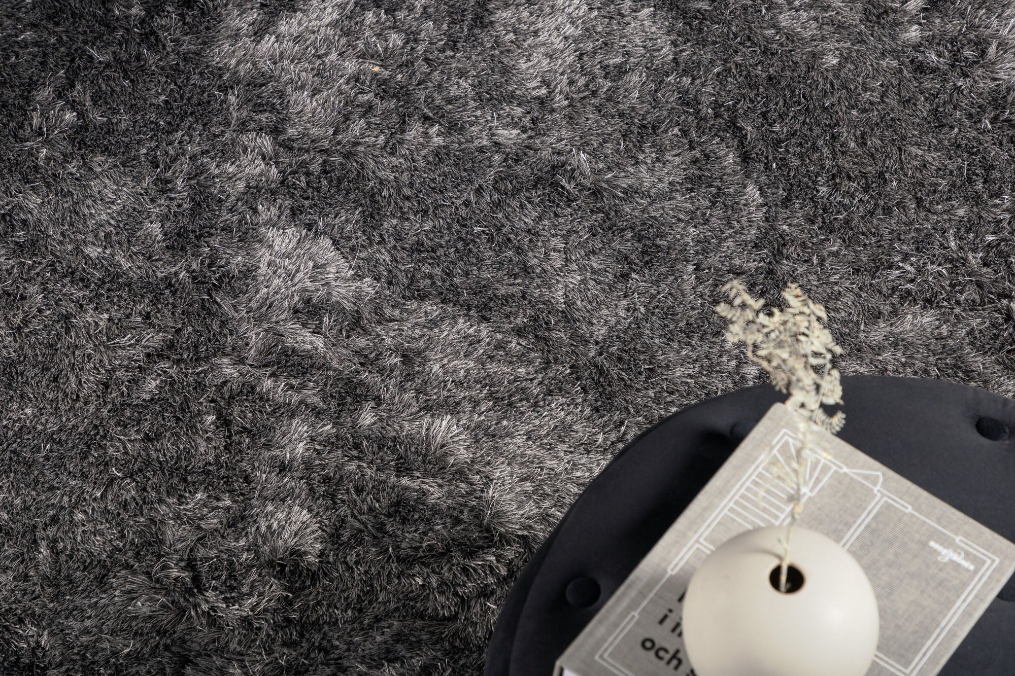 Venture Home Shiva Shaggy Carpet - 200*300cm - Grey