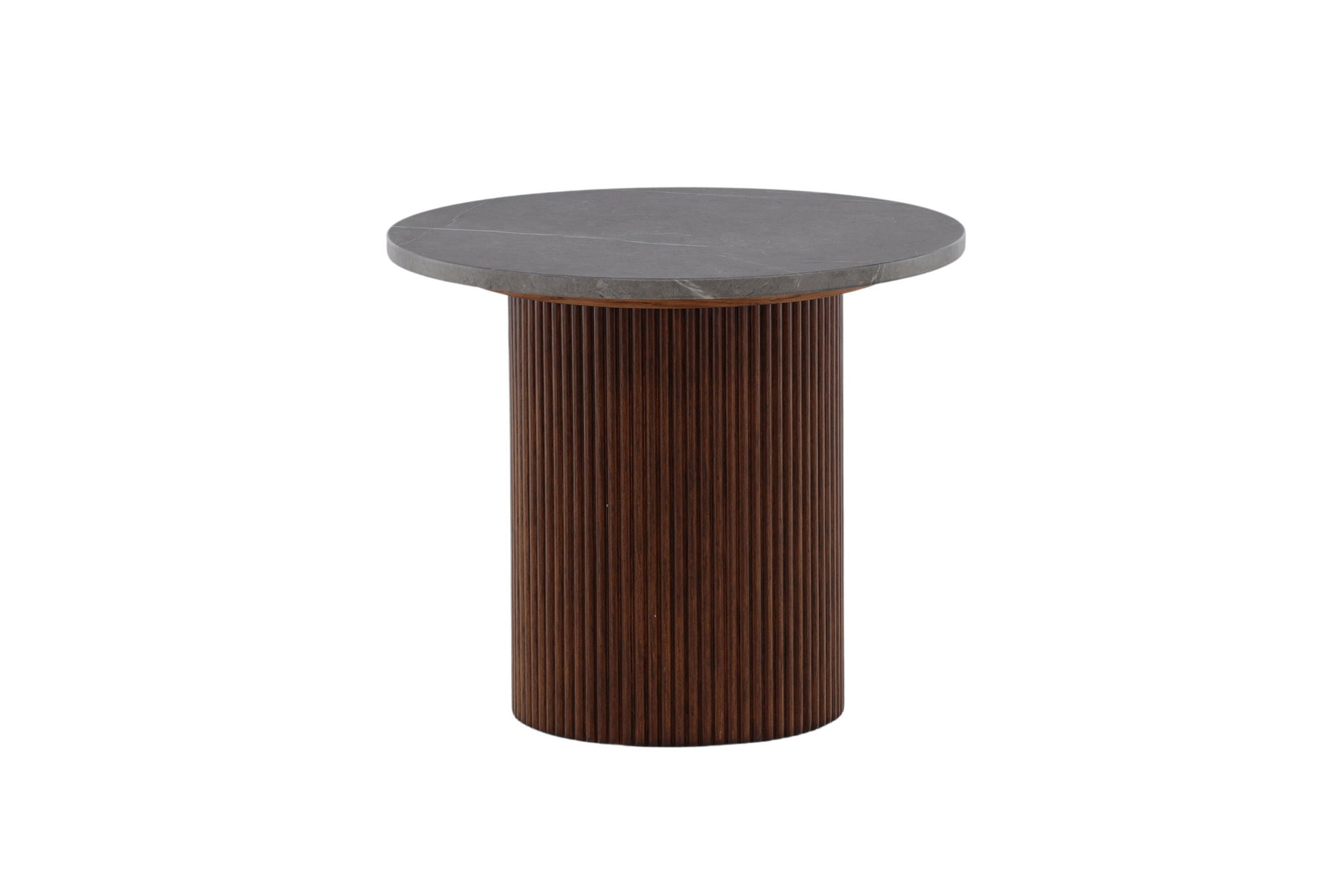 Vind Härön Side bord - Dark Brown / Dark Grey Marblelook