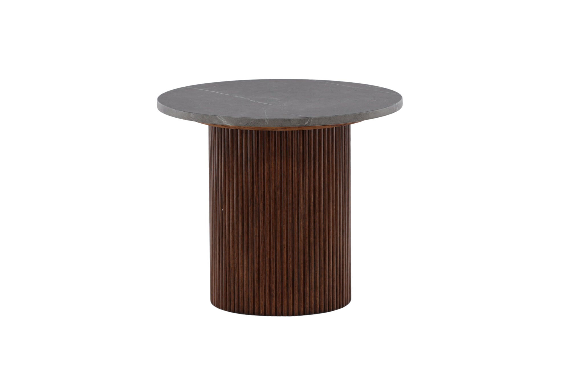 Vind Härön Side bord - Dark Brown / Dark Grey Marblelook